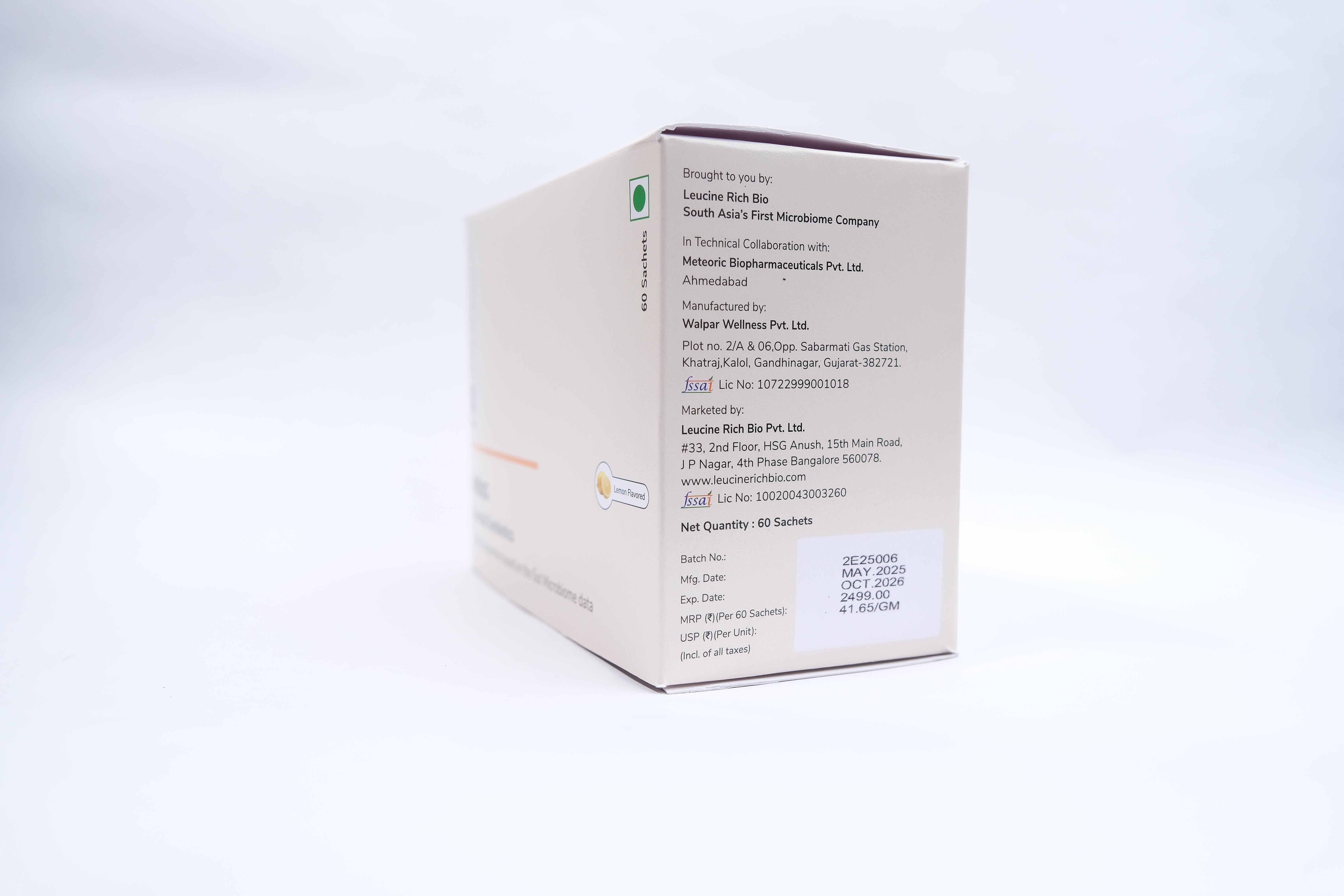 RychBiome by BugSpeaks - Indus Sachets - 60 Sachets.
