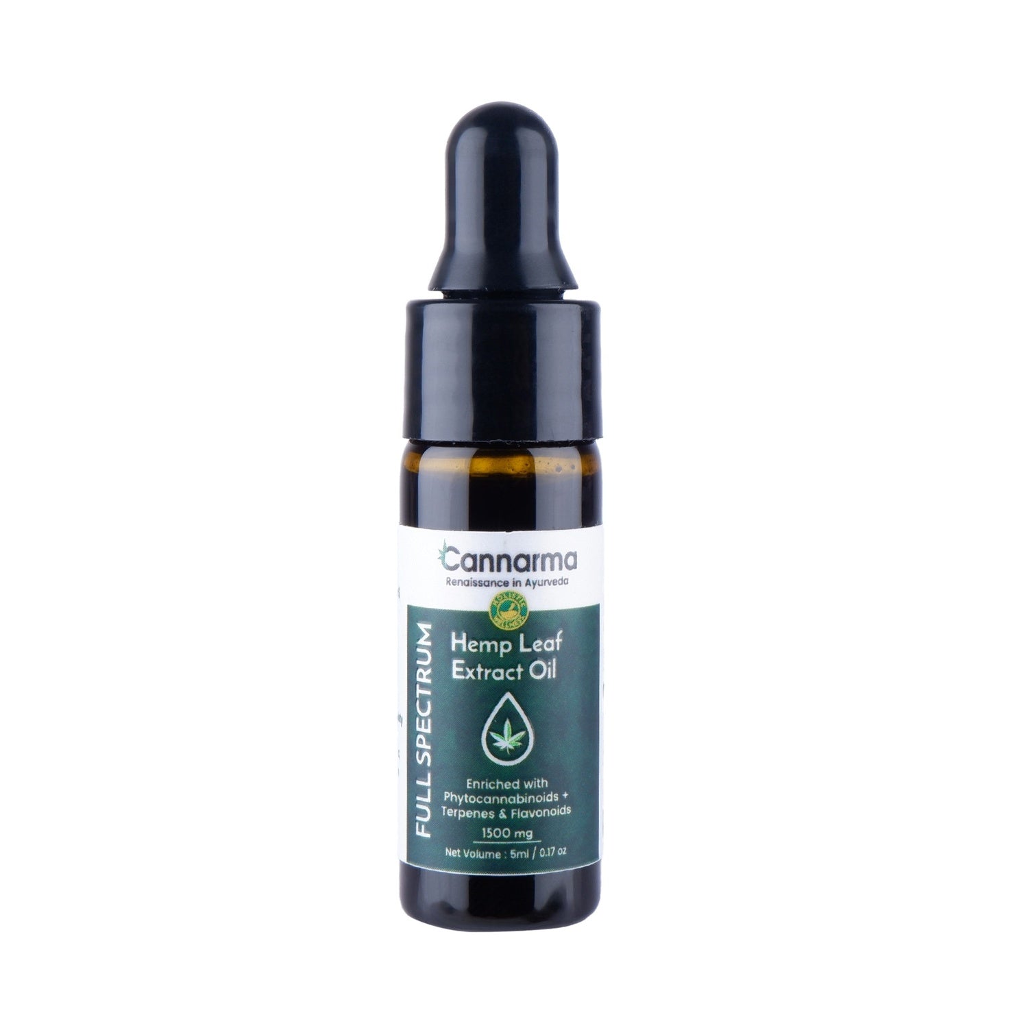 Anandamide Collection - Cannarma™ Ultra premium Full Spectrum Cannabis Leaf Extract Oil 10ml 15% (1500mg) - CBD Store India