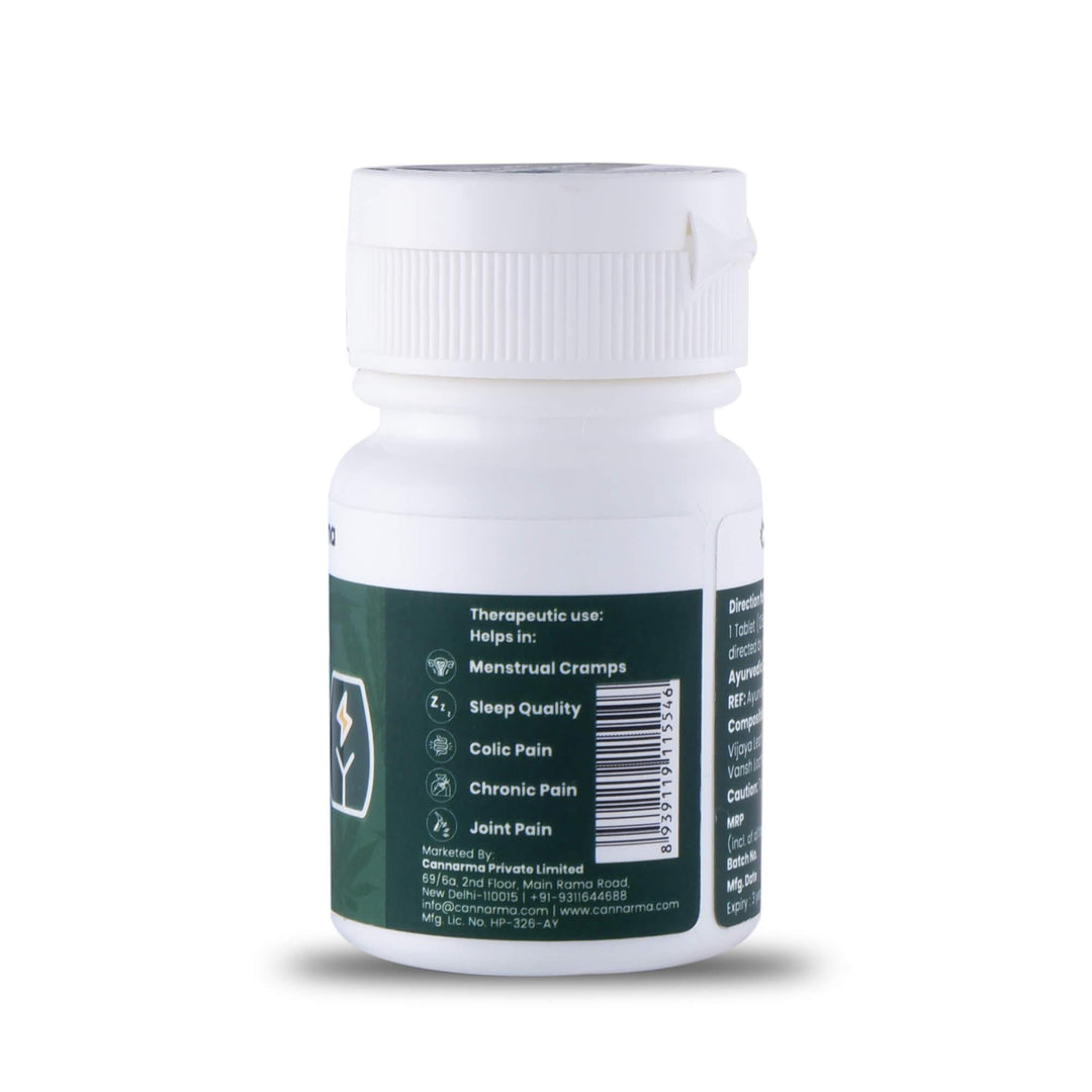 Cannarma- Trailokya Vijaya VatiVijaya VatiCannarma Vijaya Vati - Pain Relief | Ayurvedic Cannabis