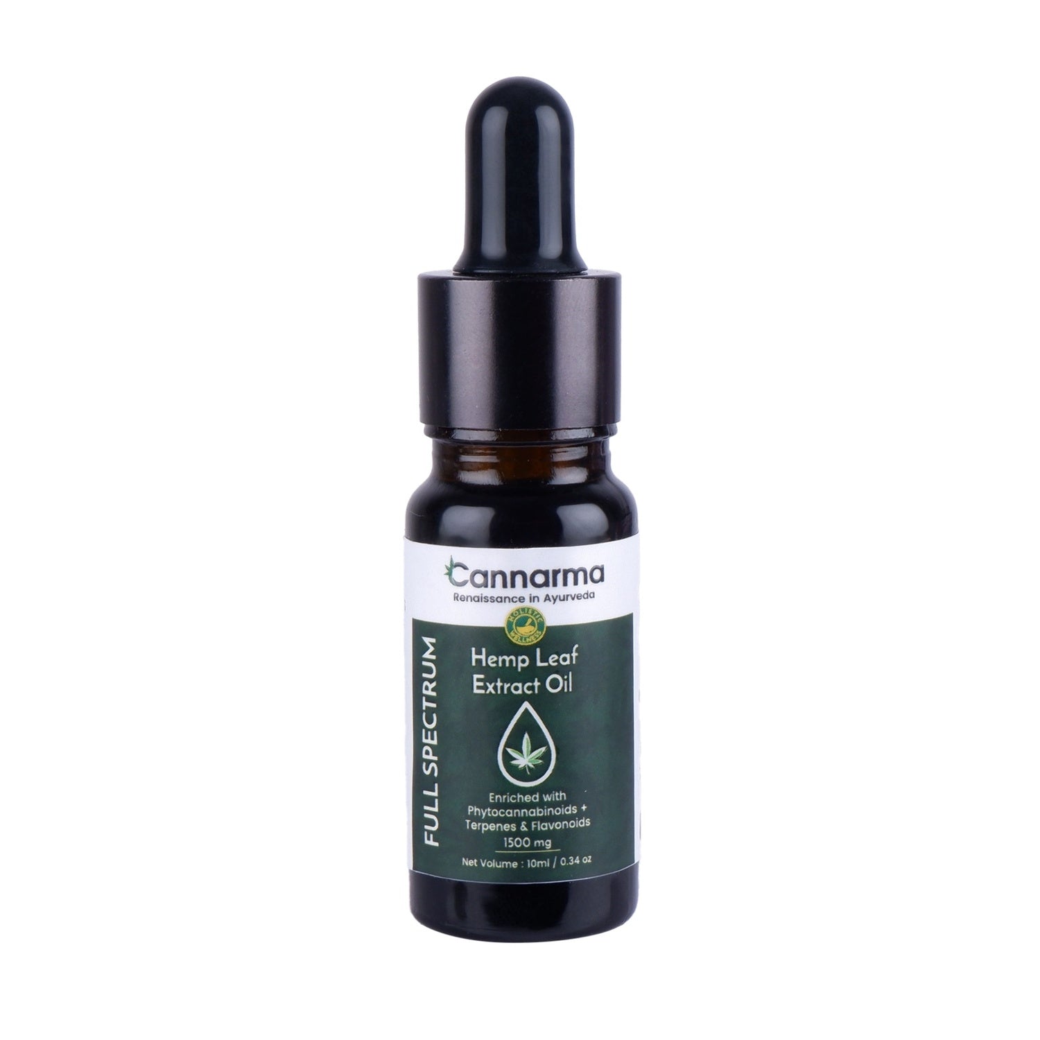 Anandamide Collection - Cannarma™ Ultra premium Full Spectrum Cannabis Leaf Extract Oil 10ml 15% (1500mg) - CBD Store India