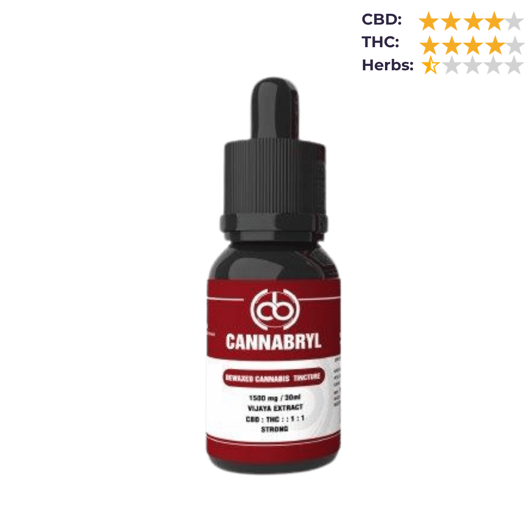 Cannabryl - Dewaxed Medical Cannabis Tincture 1:1 1500mg.