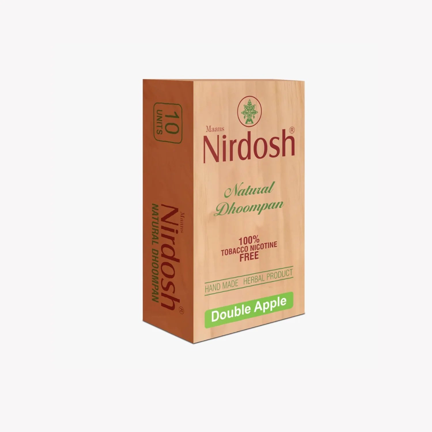 Nirdosh Herbal Smoke Sticks Double Apple Flavor | 100% Tobacco & Nicotine-Free Ayurvedic Dhoompan