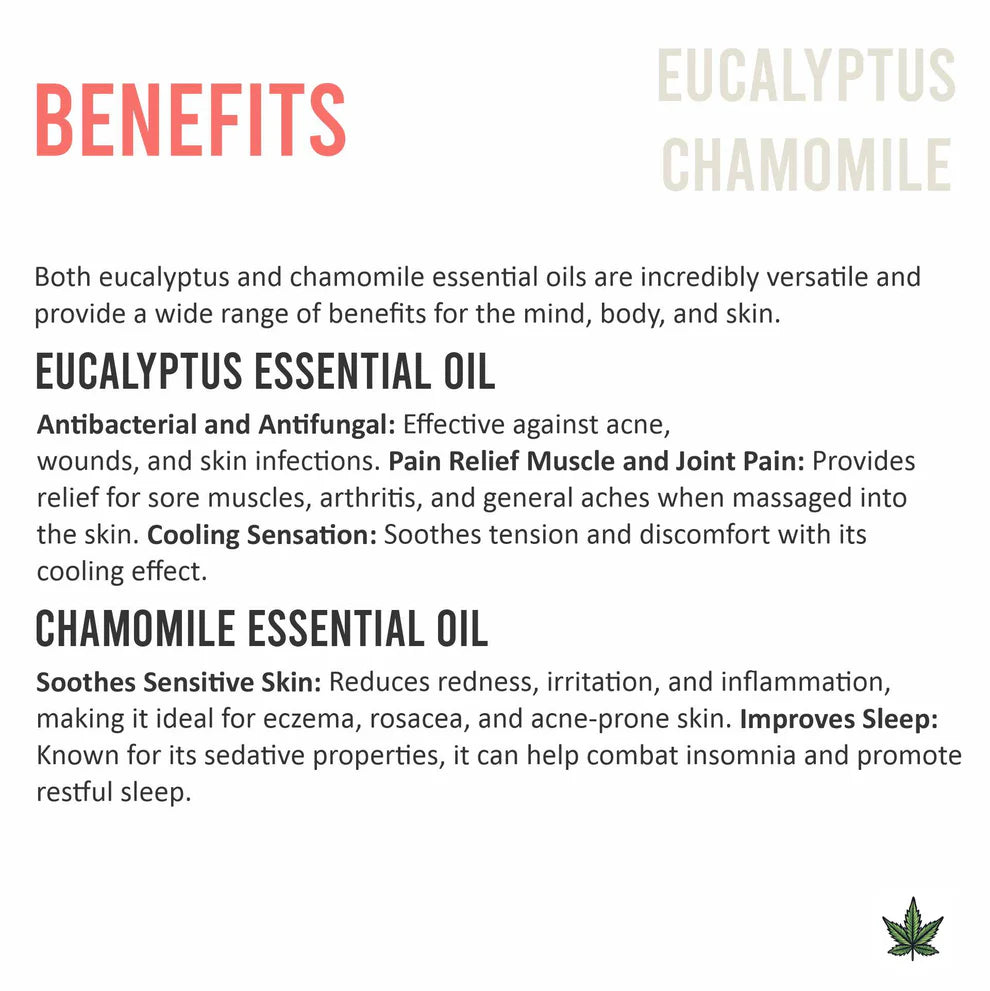CannaCalm Hemp Sleep Cream-Eucalyptus + Chamomile.