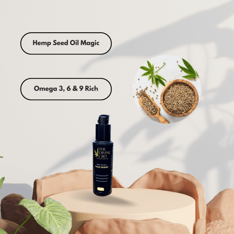 The Divine CBD- Hemp Infused Face Wash | Revitalize Your Complexion.