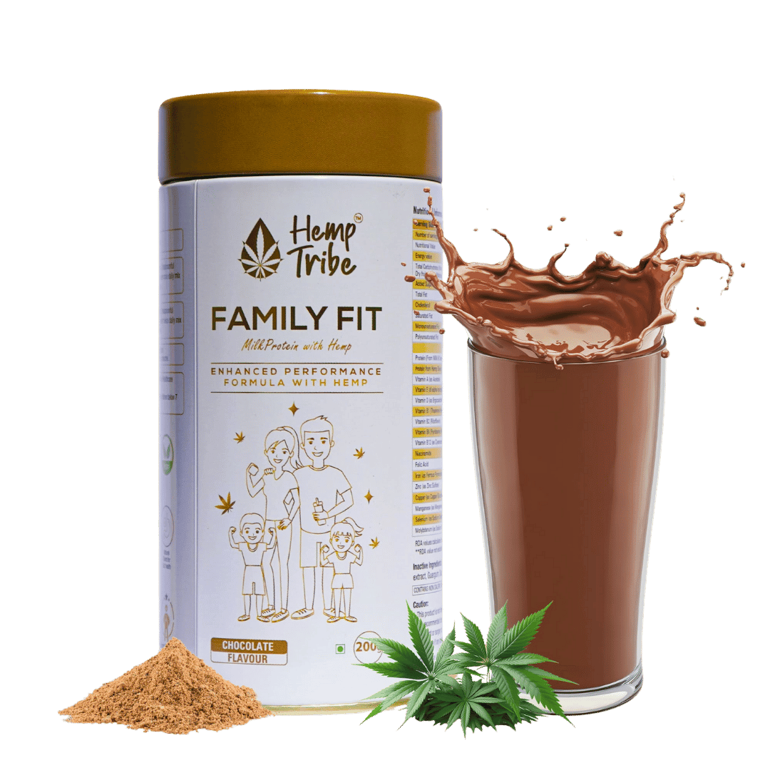 Hemp Tribe- Family Fit | Milk Protein with HempMultivitamin SupplementsHemp Tribe Family Fit - Hemp Milk Protein Supplement