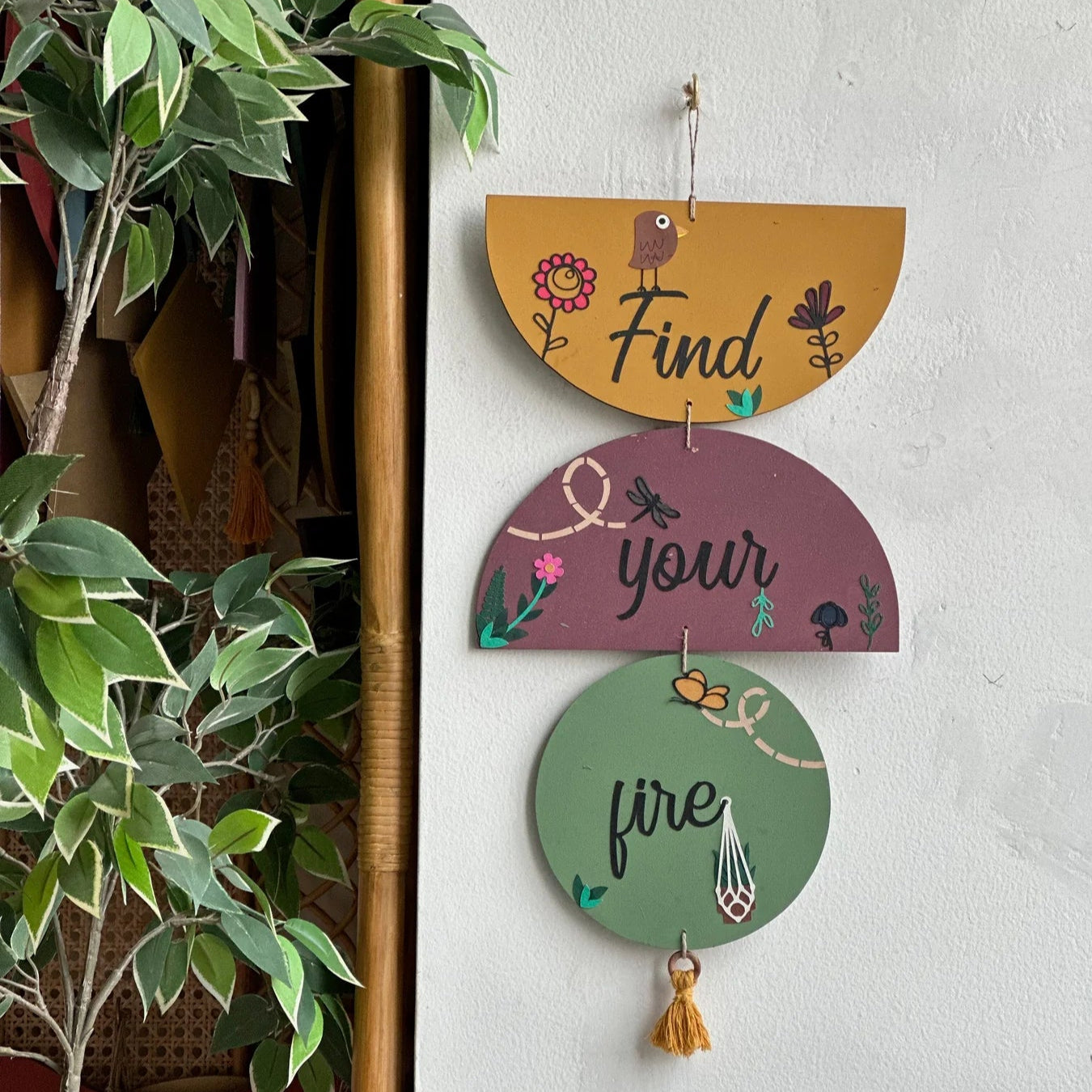 Find your fire,  Enchanted wall art