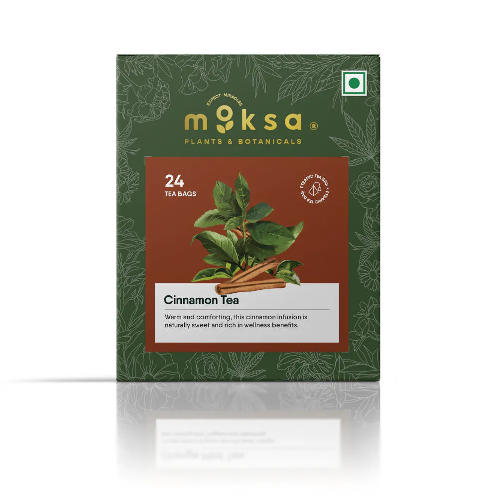 Moksa Cinnamon Green Tea – Metabolism & Wellness Herbal Infusion