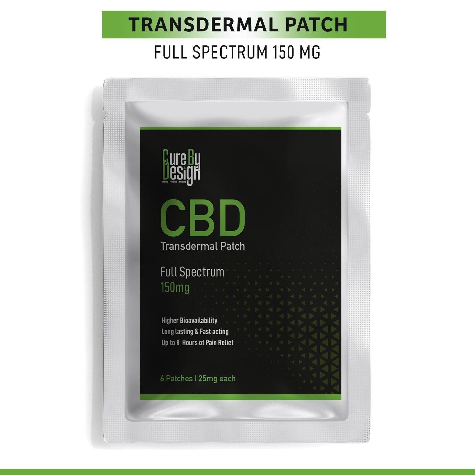 Cure By Design- CBD Transdermal Patch.
