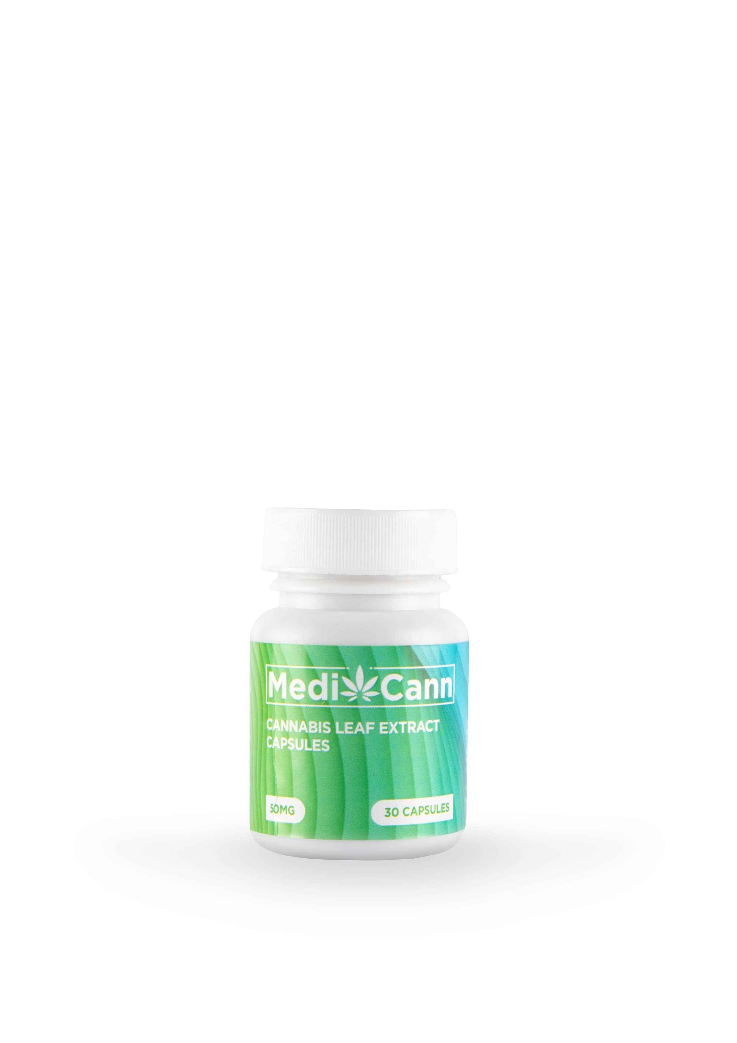 Medicann- Cannabis Leaf Extract Capsule - 50mg.