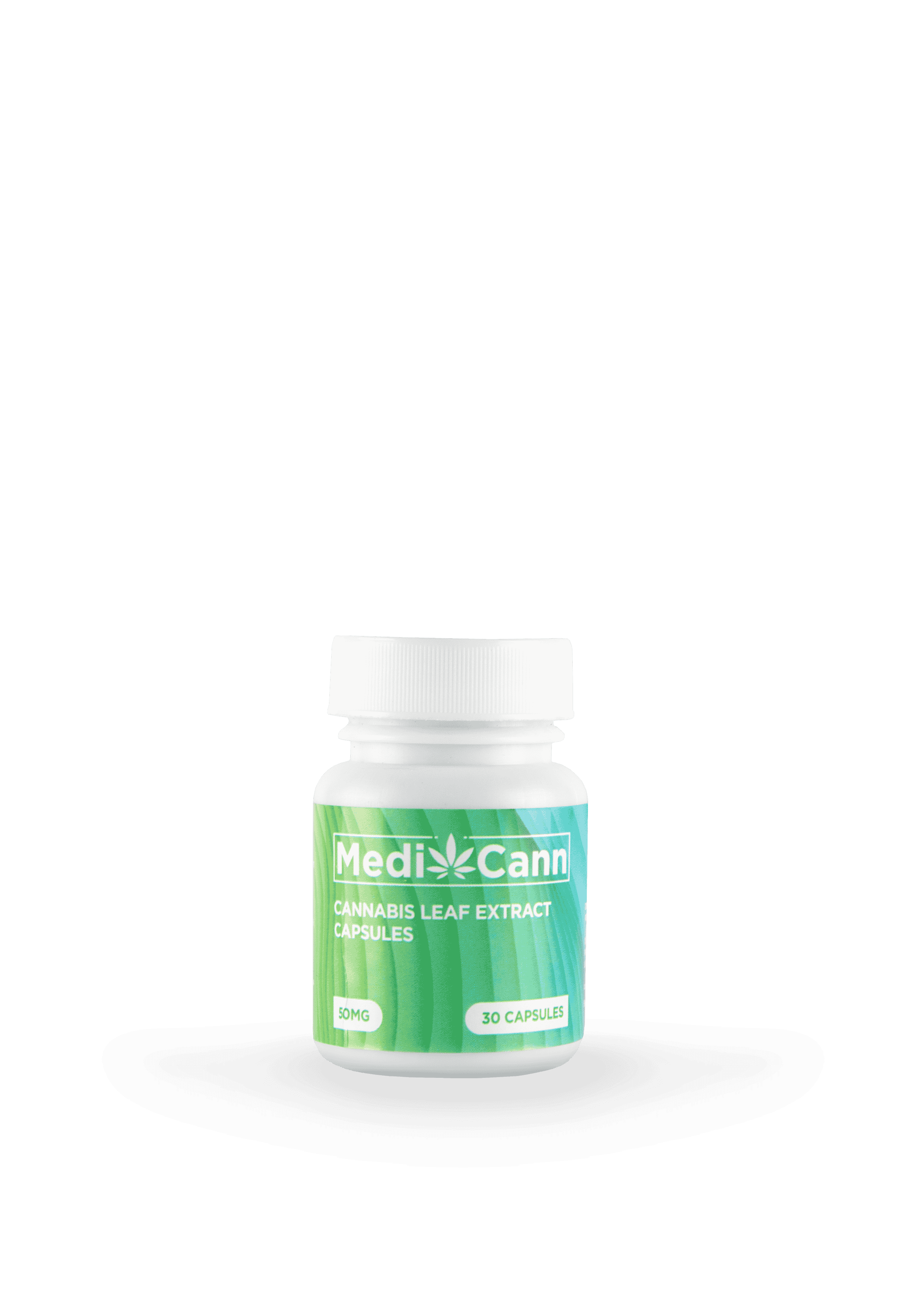 Medicann- Cannabis Leaf Extract Capsule - 50mgCapsulesMedicann Cannabis Capsules - Cannabis Leaf Extract