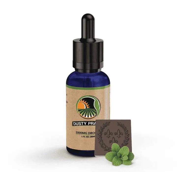 Dusty Prairie full spectrum CBD oil 1000mg, twin pack CBD tincture — view 2