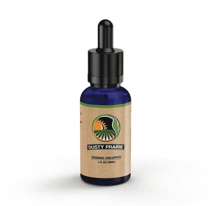 Dusty Prairie full spectrum CBD oil 1000mg, twin pack CBD tincture — view 3