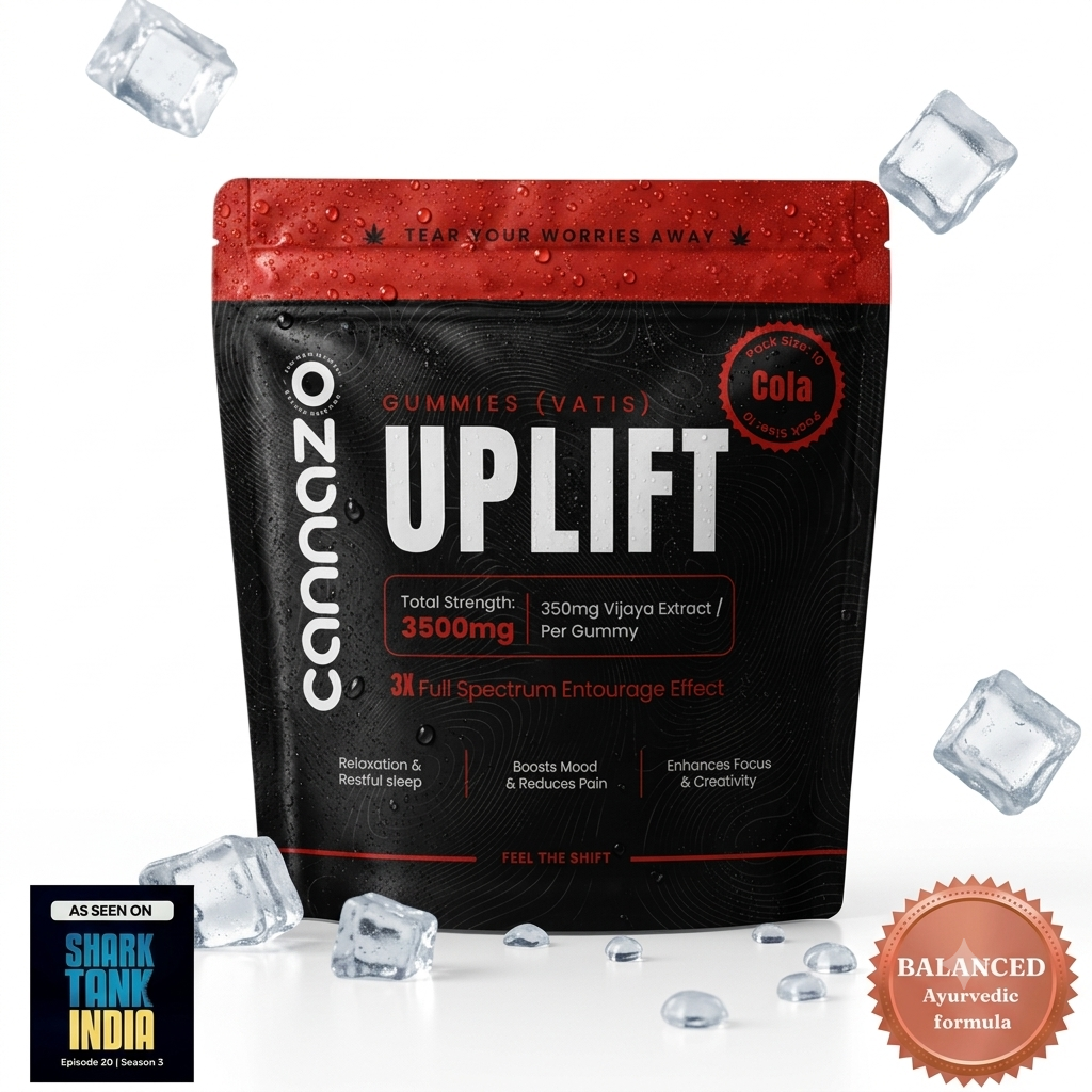 Cannazo Uplift Medical Cannabis Gummies - 350mg Cola Vatis | For Insomnia (Better Sleep) Relief, Relaxation & Unwinding