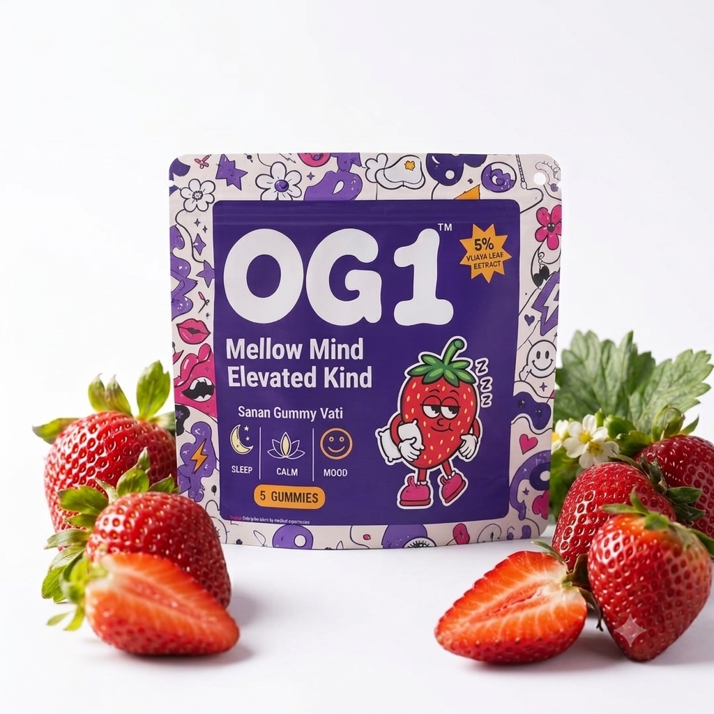 OG1 Strawberry Dream 5% Vijaya Gummies for Sleep, Calm & Mood Support – Pack of 5
