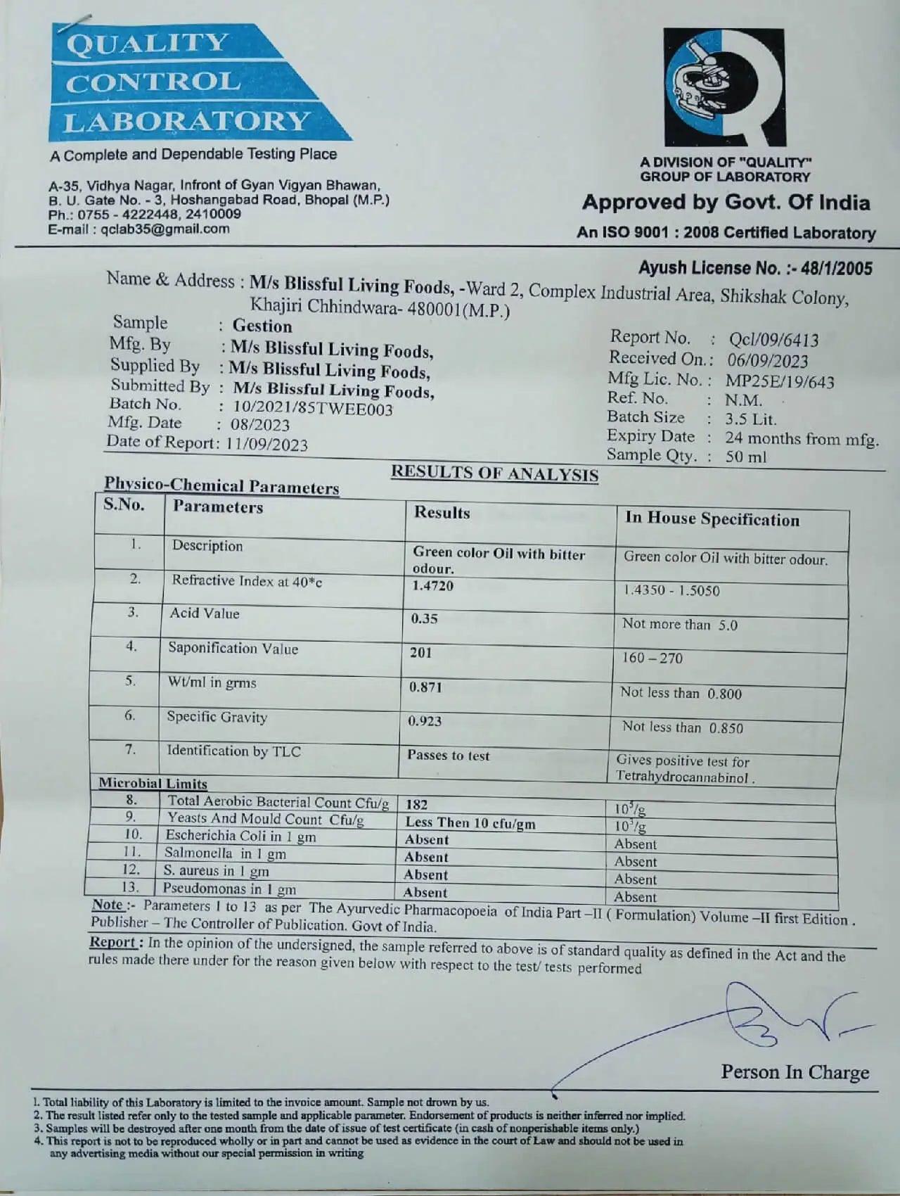 Twiee Gestion | Medical Cannabis + Herbs Tincture / Happy Gut - 2000mg.
