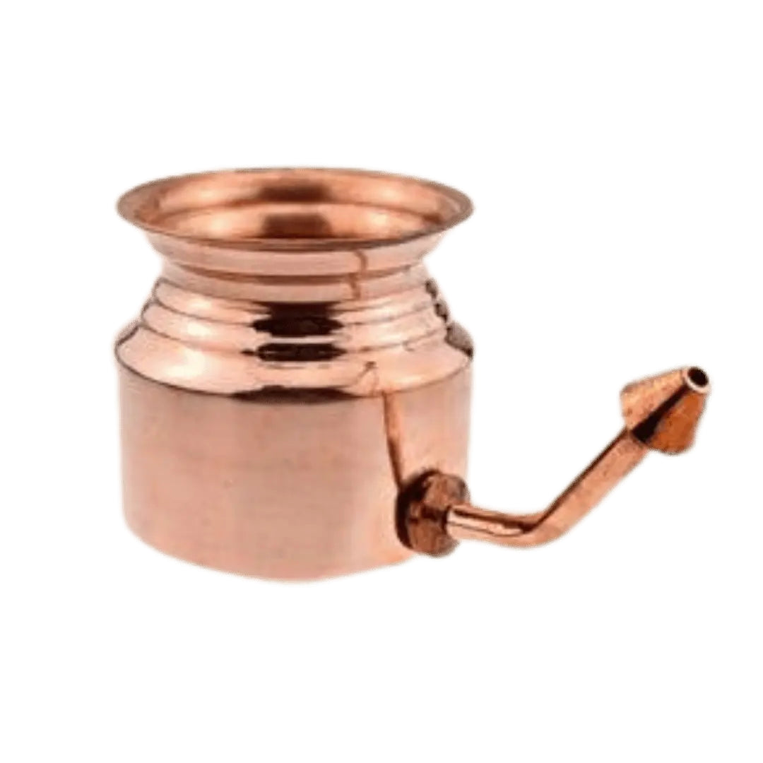 Health Care - Grip Jalneti Pot, Guiding Water Through The Nasal Passages To Cleanse Them | Made Of Copper