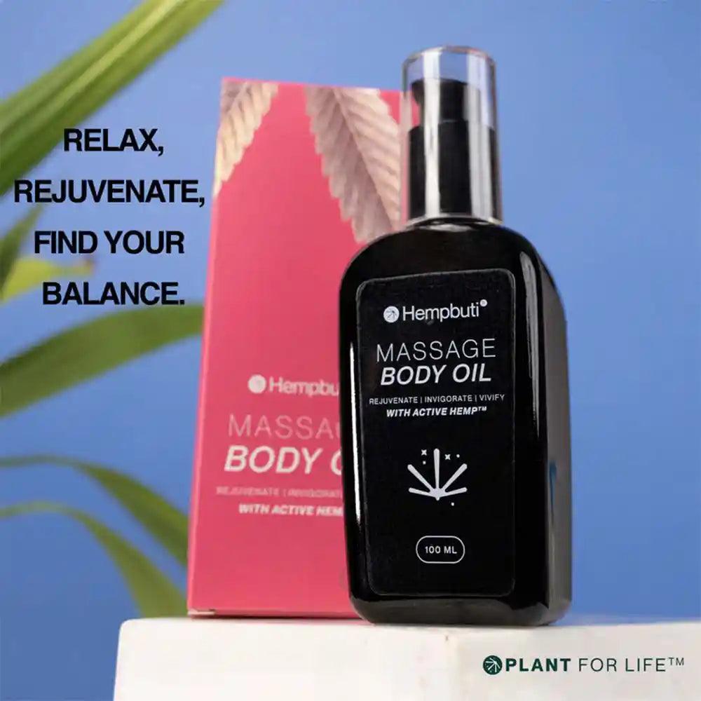 Hempbuti Body Massage Oil 100 MlBody Massage OilHempbuti Body Massage Oil 100ml - Hemp Massage Oil