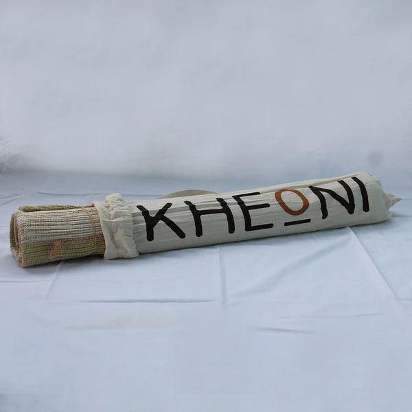 Kheoni Herbal Drill Yoga Mat with Hurdles.