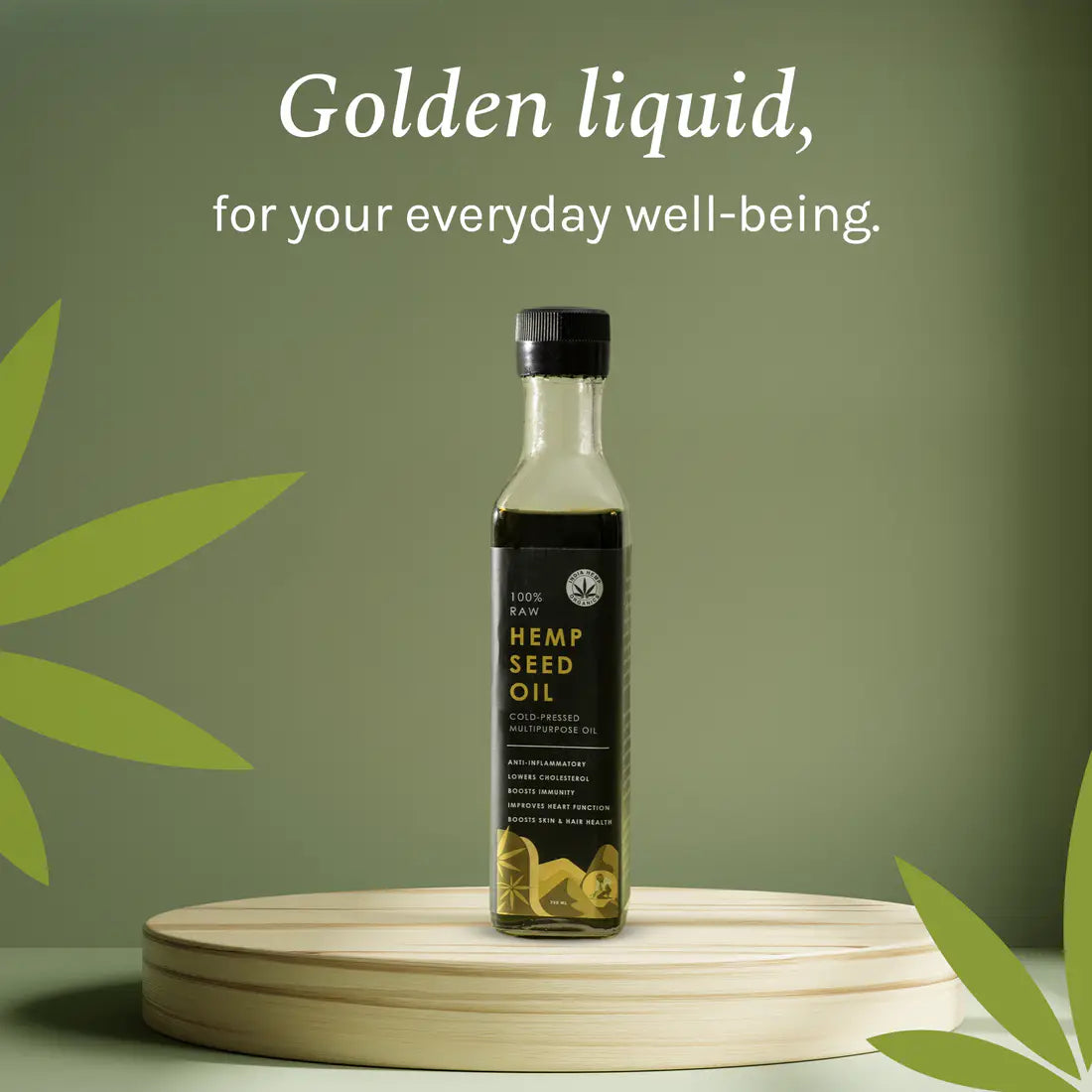 India Hemp Organic - Hemp Seed Oil.