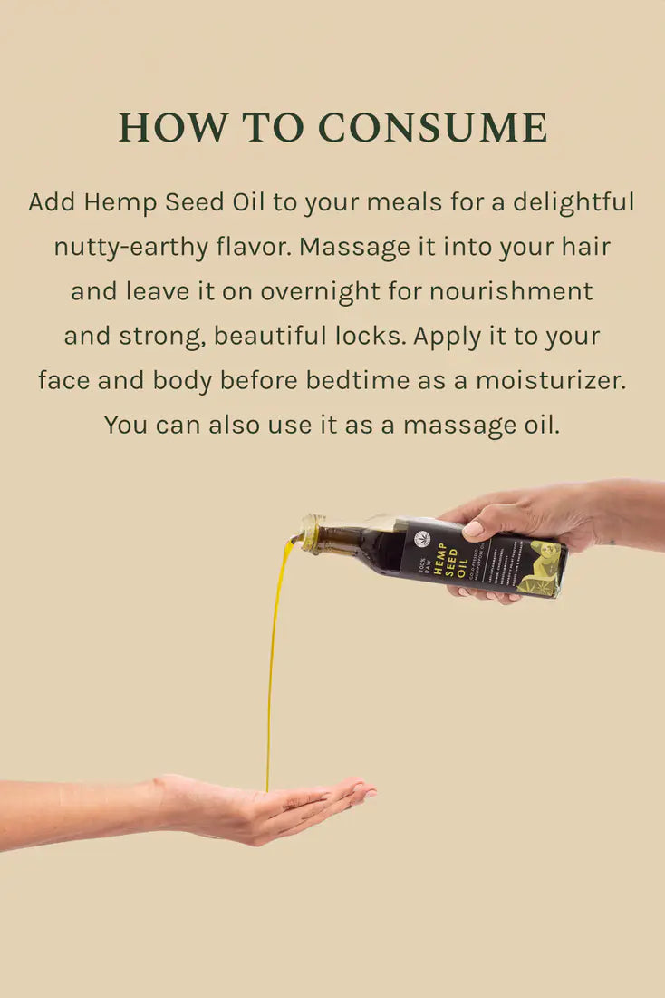 India Hemp Organic - Hemp Seed Oil.
