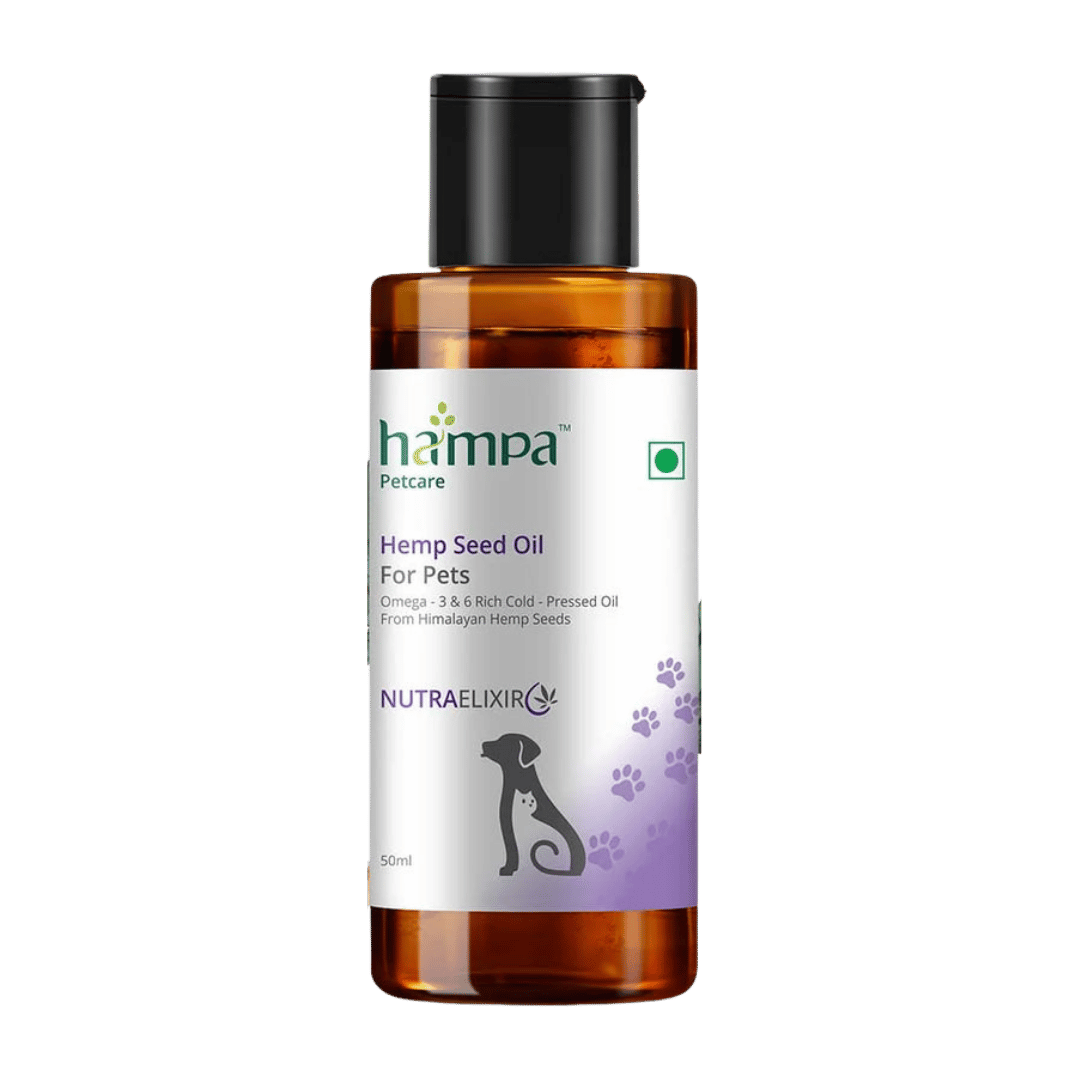Hampa Wellness Hemp Seed Oil for Pets.