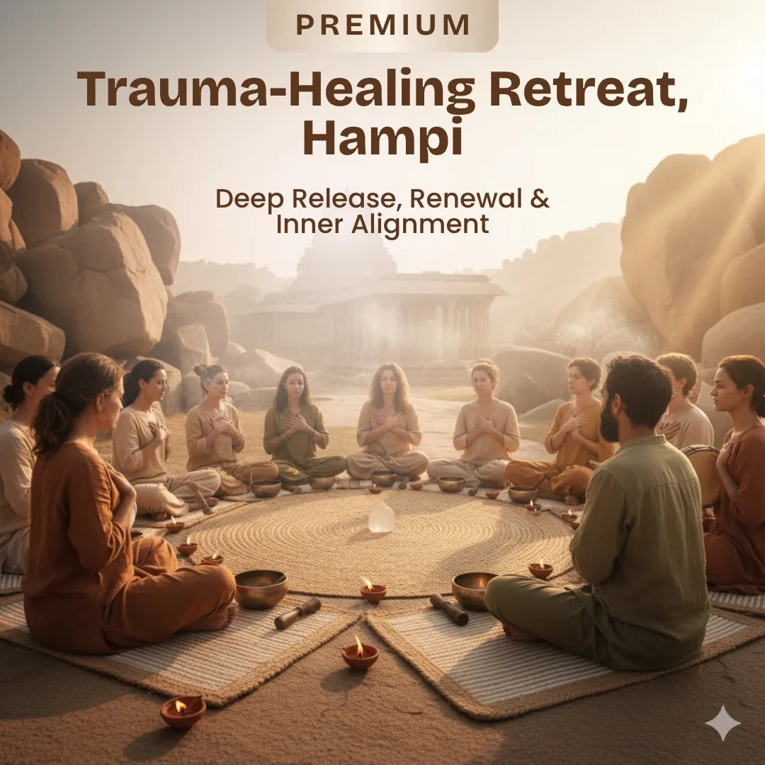 Premium Trauma-Healing Retreat Hampi- Deep Release, Renewal & Inner Alignment