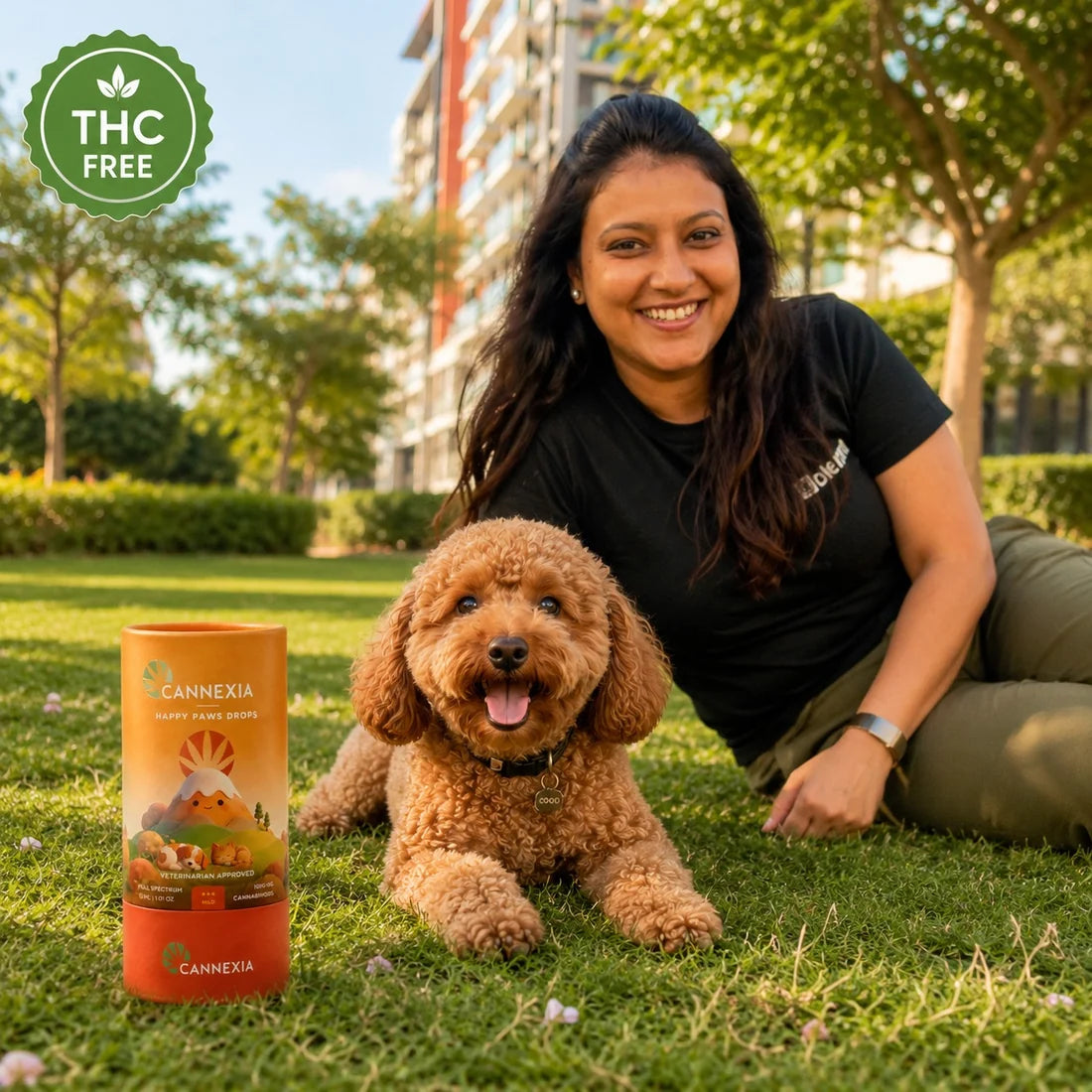 Happy Paws Drop – Zero THC CBD Oil for Dogs and Cats (100 mg/mL)