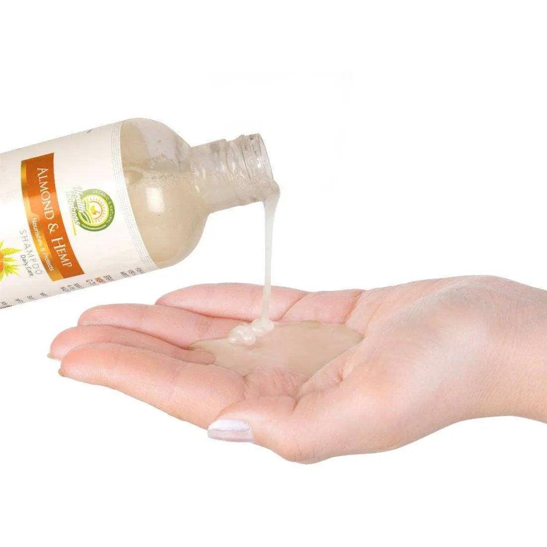 Health Horizons Almond Oil and Hemp Shampoo.