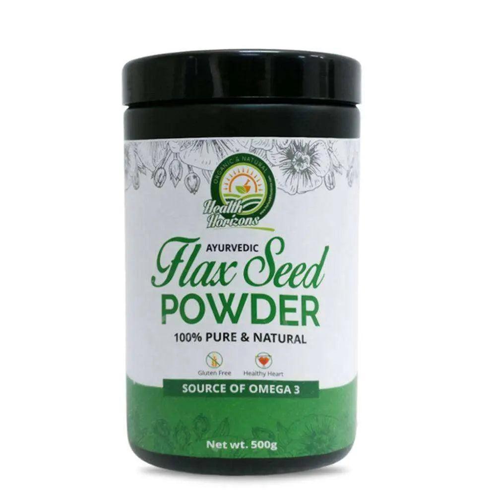 Health Horizons Ayurvedic Raw Flax Seed Powder – 500gm.