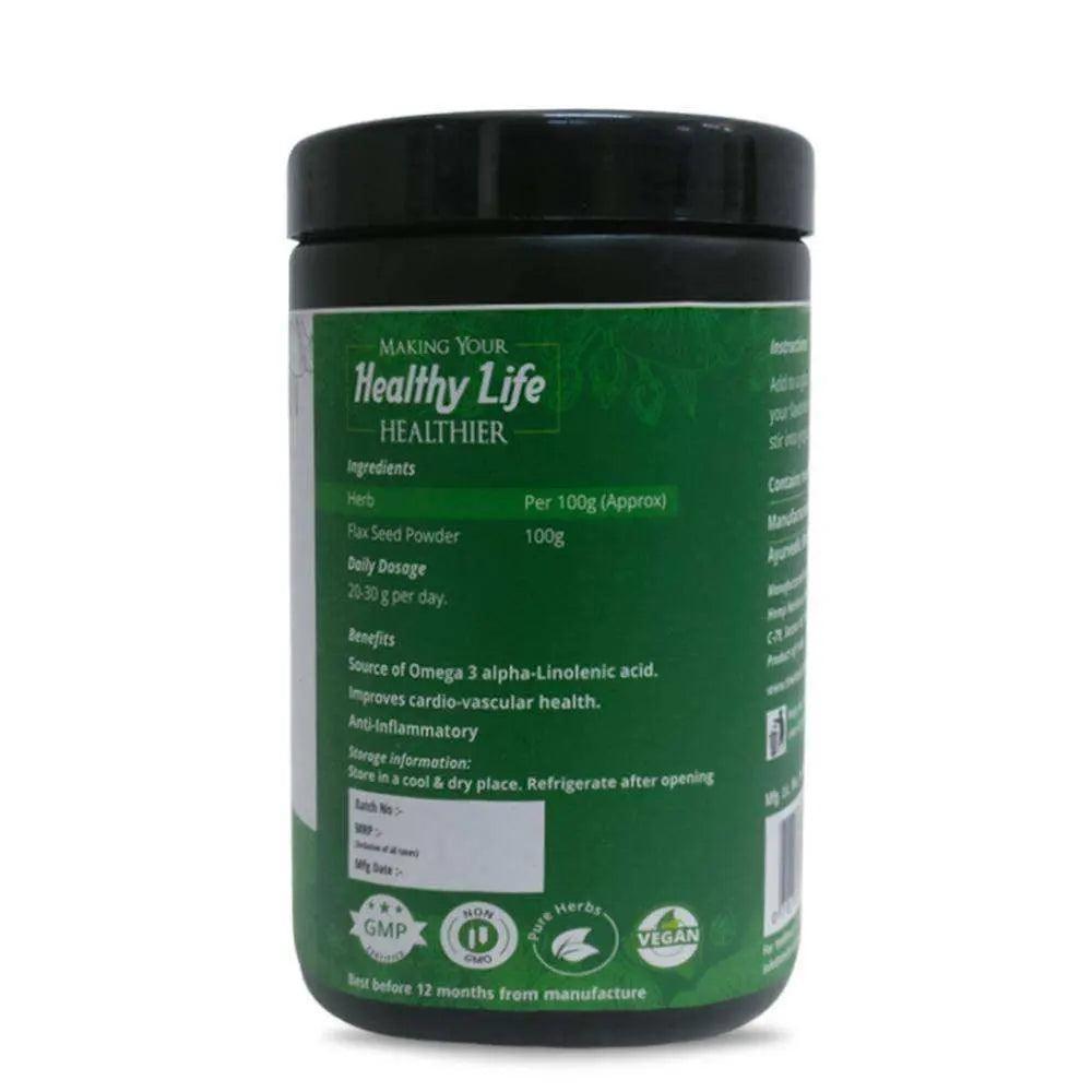 Health Horizons Ayurvedic Raw Flax Seed Powder – 500gm.