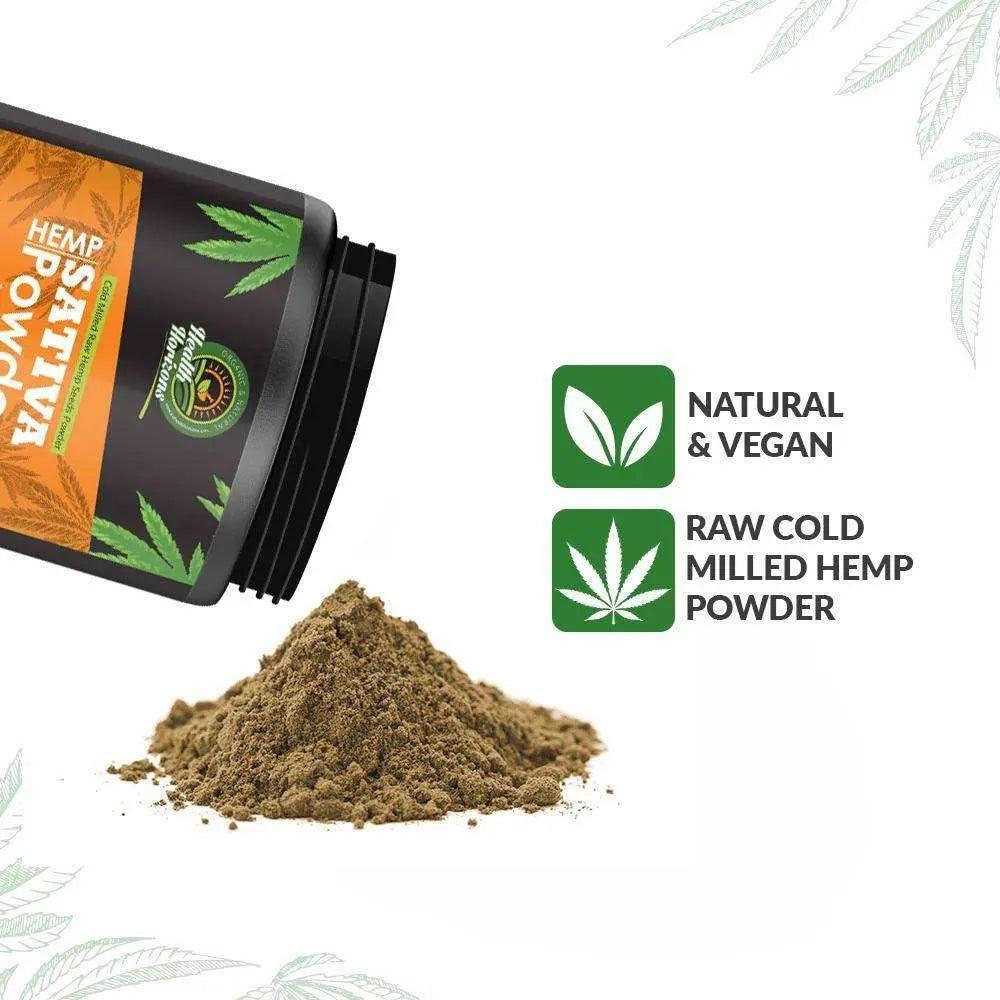 Health Horizons Ayurvedic Sativa Hemp Protein Powder – 500gm.
