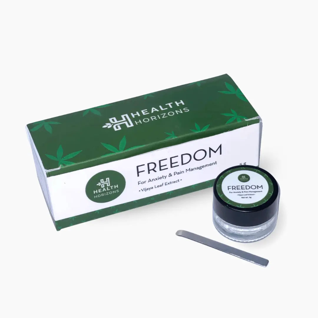Health Horizons Freedom High THC Extract | 2:5 CBD:THC, 5000mg Full Spectrum | Anti Anxiety & Pain Management, 5 gms.