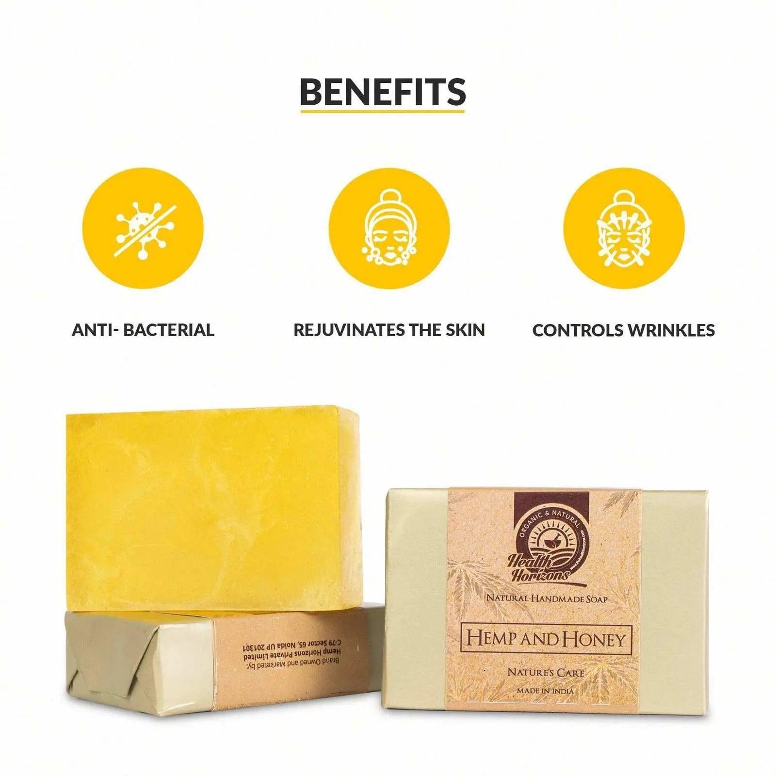 Health Horizons Hemp and Honey – Handmade Soap.