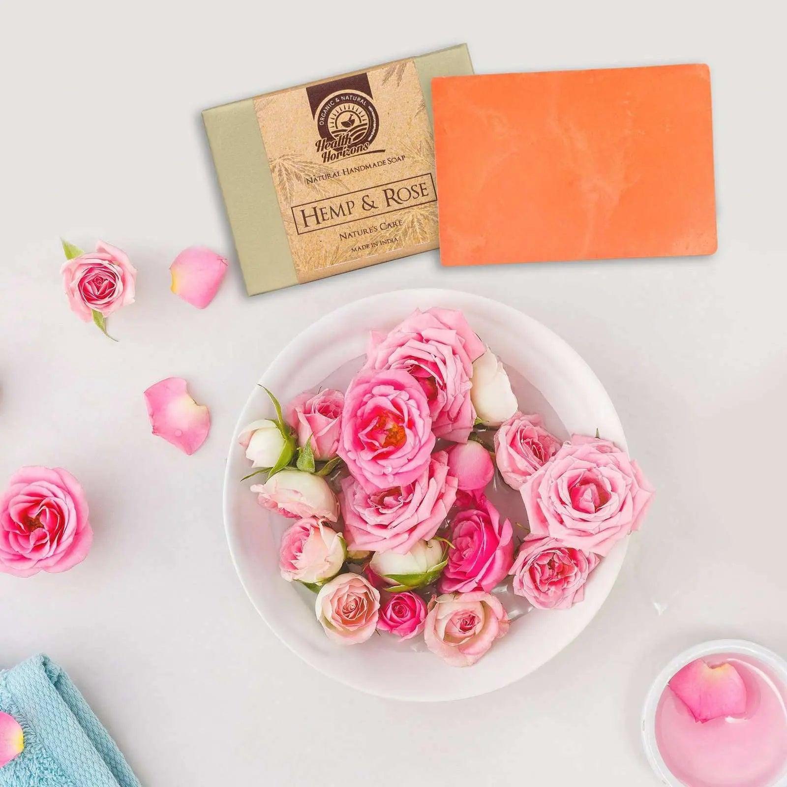 Health Horizons Hemp and Rose Soap.