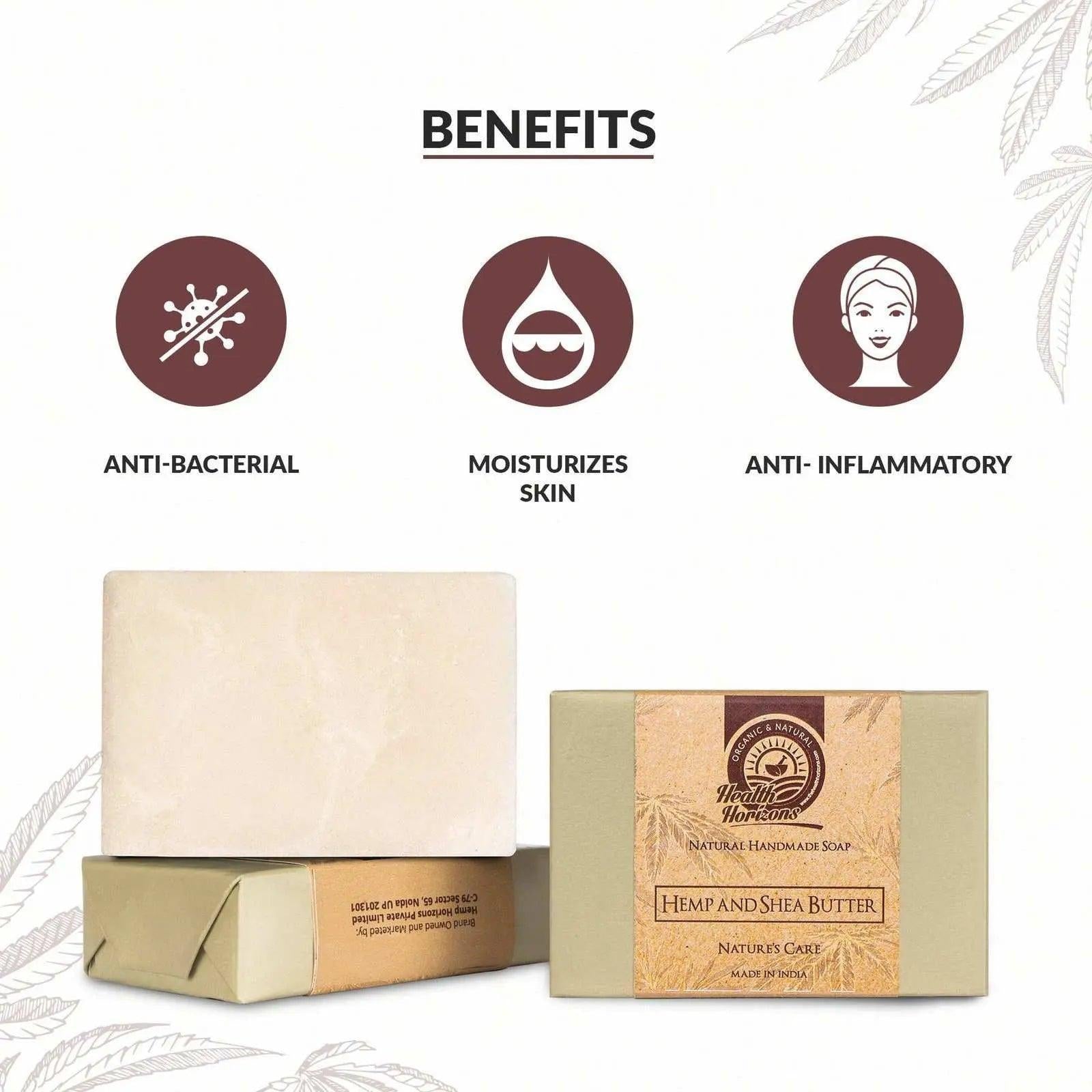 Health Horizons Hemp and Shea Butter Soap.