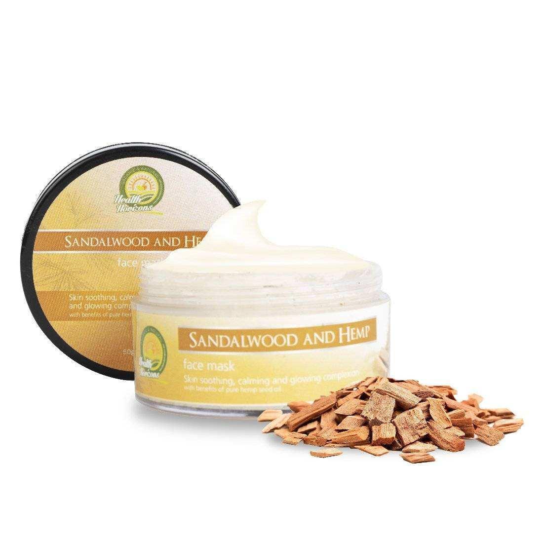Health Horizons Sandalwood and Hemp Face Mask.