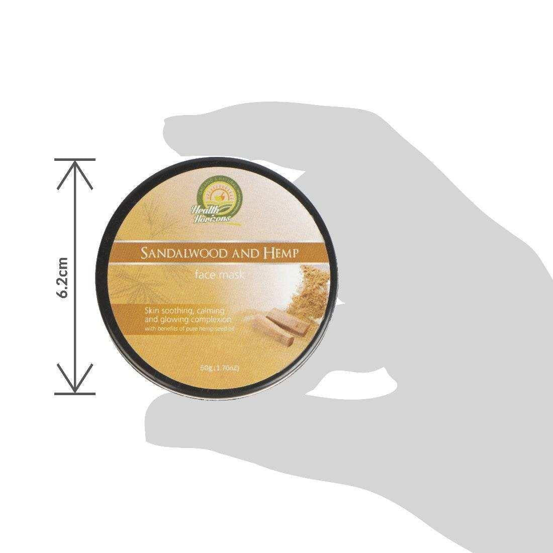 Health Horizons Sandalwood and Hemp Face Mask.