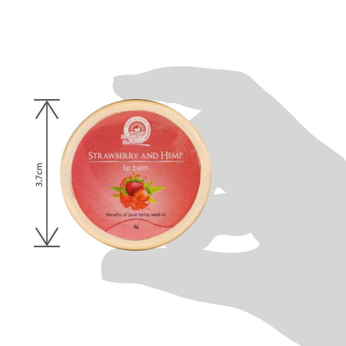 Health Horizons Strawberry and Hemp Lip Balm.