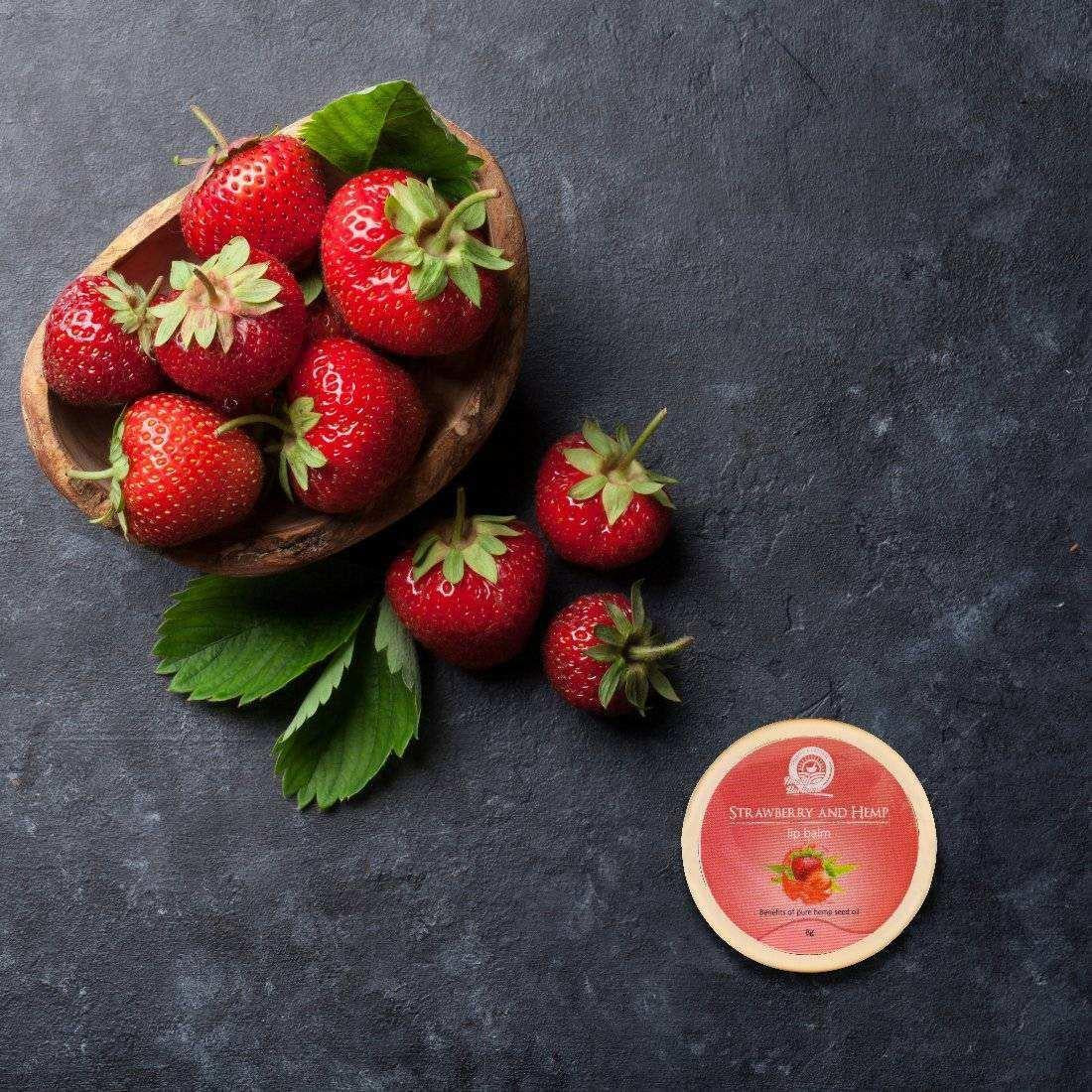 Health Horizons Strawberry and Hemp Lip Balm.