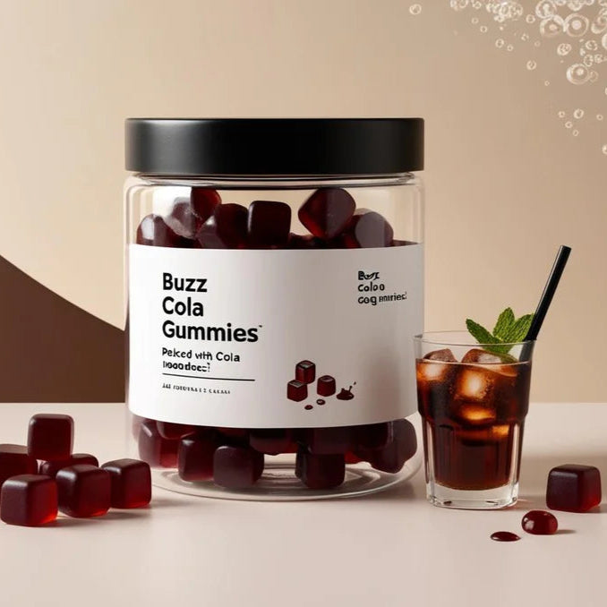 Hebe Buzz Cola | 150mg Cann Gummies | Pop.Chill.Snooze.Repeat