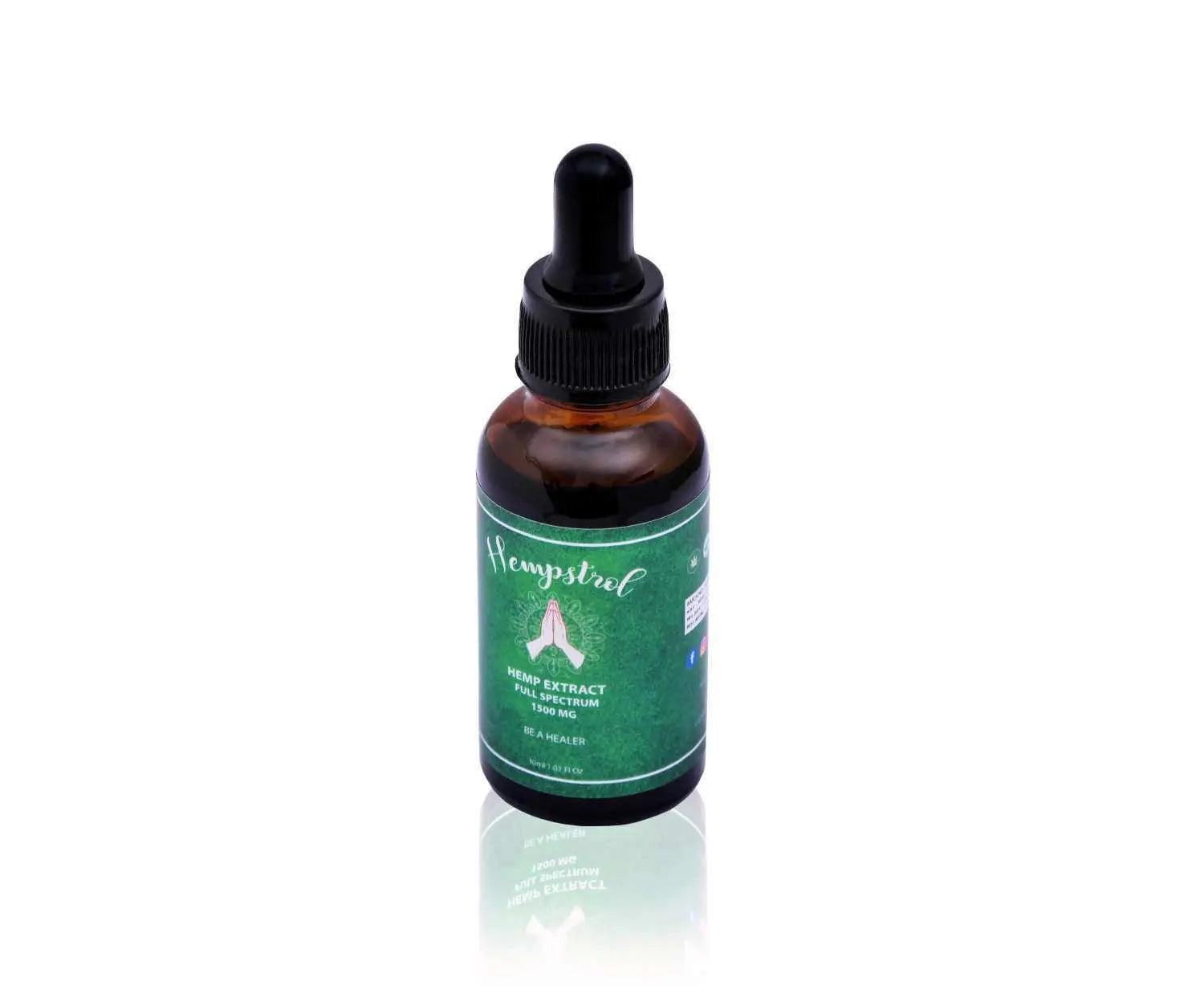 Hempstrol Enhanced Full Spectrum CBD Oil 1500mg.