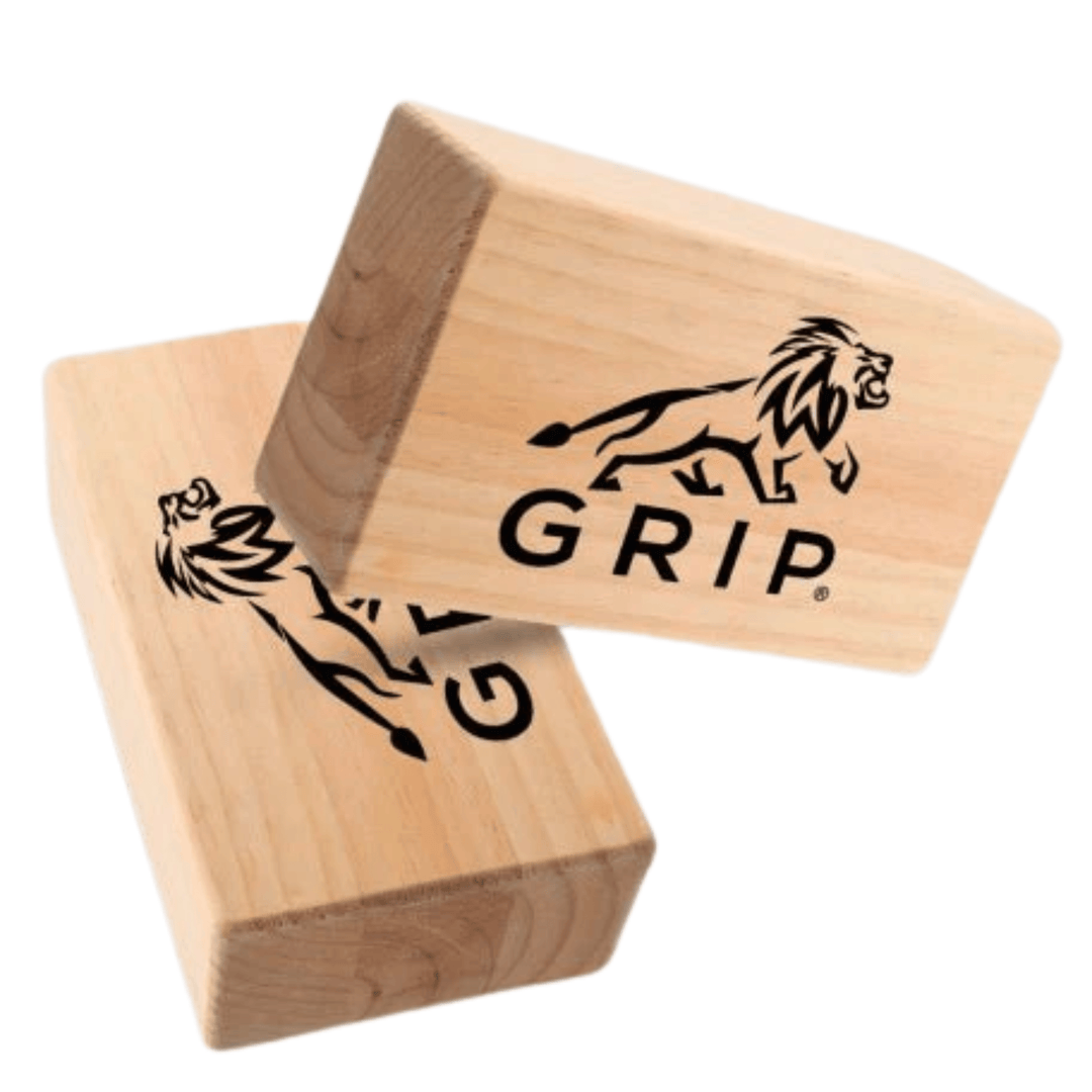 Grip Eco-Friendly Wooden Yoga Brick, That Provides Stability, Balance And Flexibility During Poses & Workouts (Set Of 2)Yoga toolGrip Eco-Friendly Wooden Yoga Brick| Provides Stability, Balance And Flexibility During Poses & Workouts (Set Of 2)