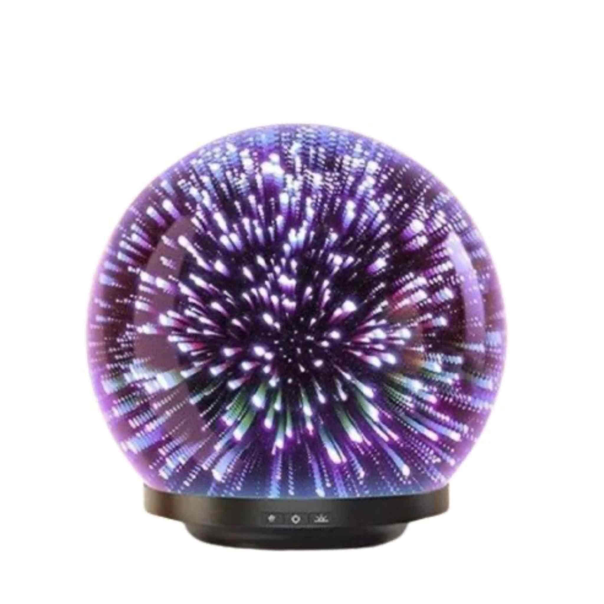 Blue Tree Aroma - 3D Glass Mistifier (Free Lavender Kashmir Essential Oil 10 ml).