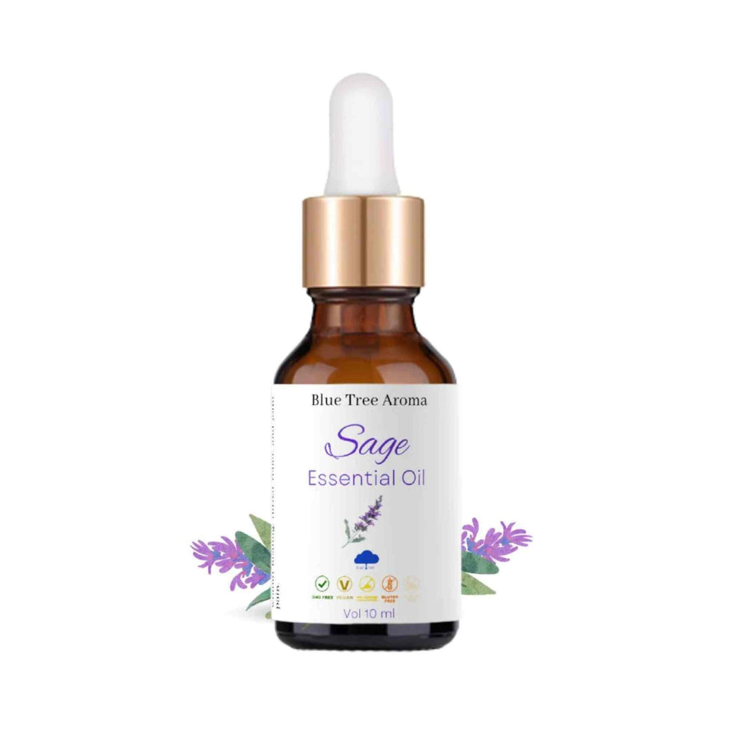 Blue Tree Aroma - Sage Essential OilHerbal MedicineBlue Tree Aroma - Sage Essential Oil Benefits | Medicinal Uses