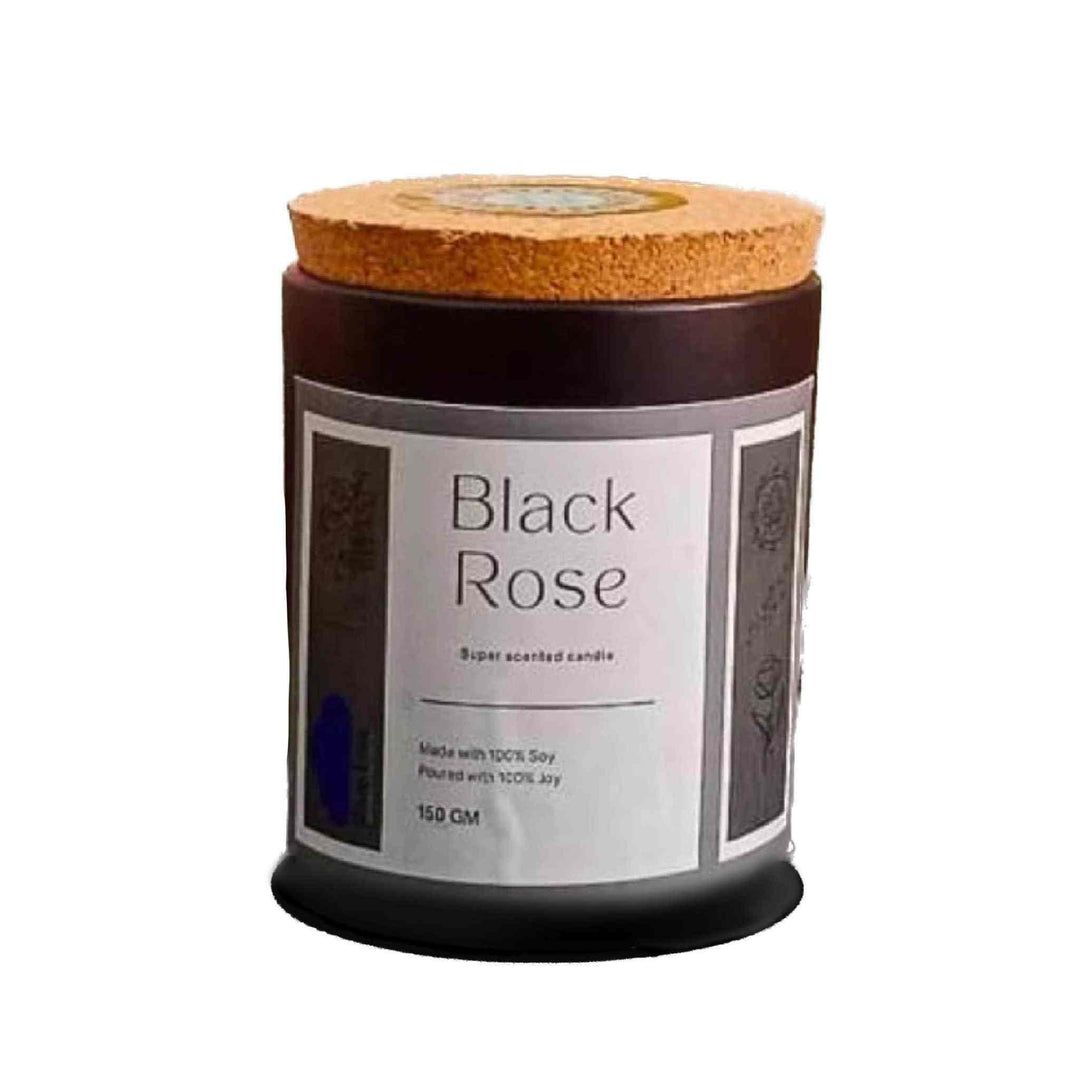 Blue Tree Aroma - Black Rose : Super Scented Artisan CandlesHemp CandlesBlack Rose Scented Candle - Blue Tree Aroma | Artisan Soy Wax Candle