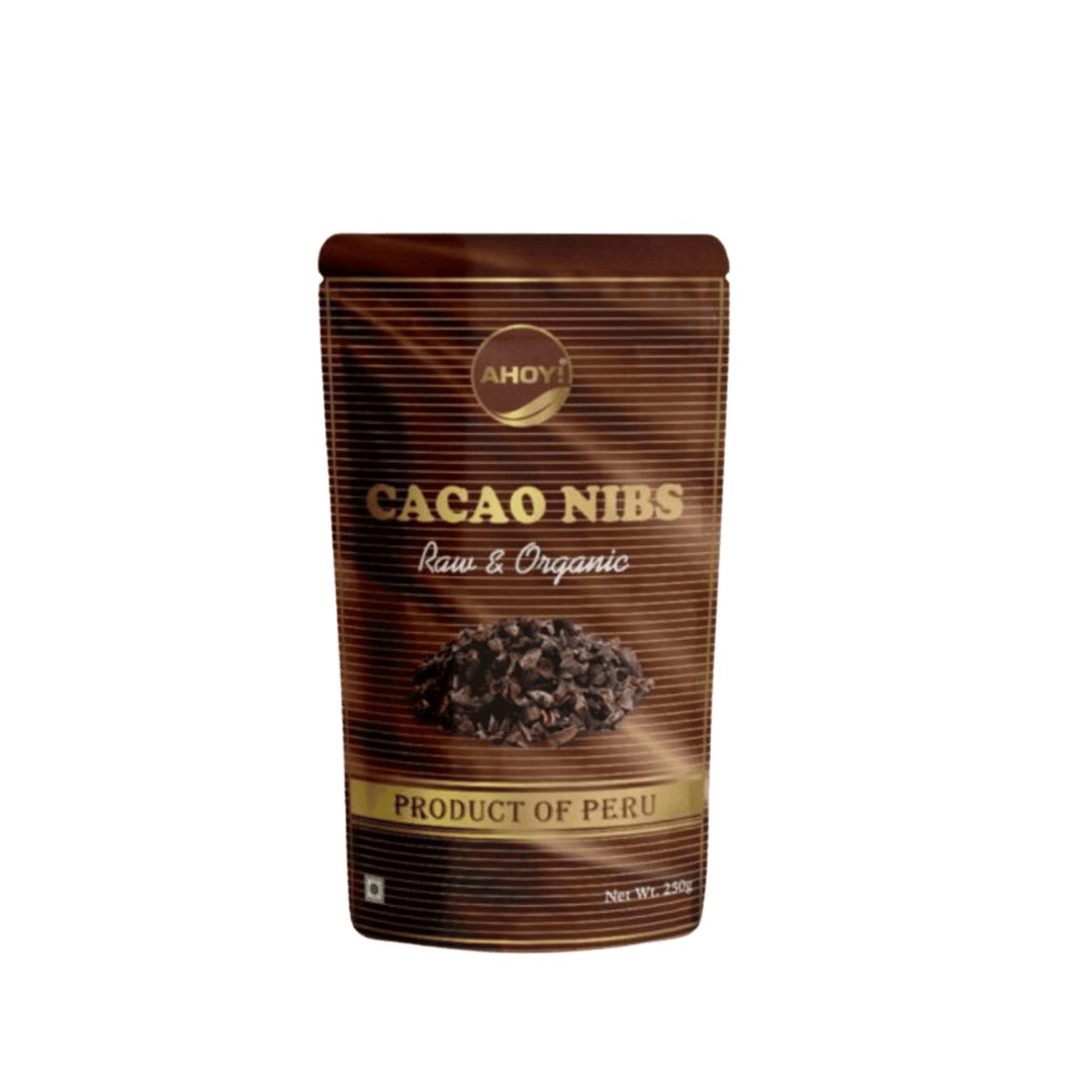Cacao Nibs - Raw Cacao Nibs 250gm-Ahoy Mystic Superfoods
