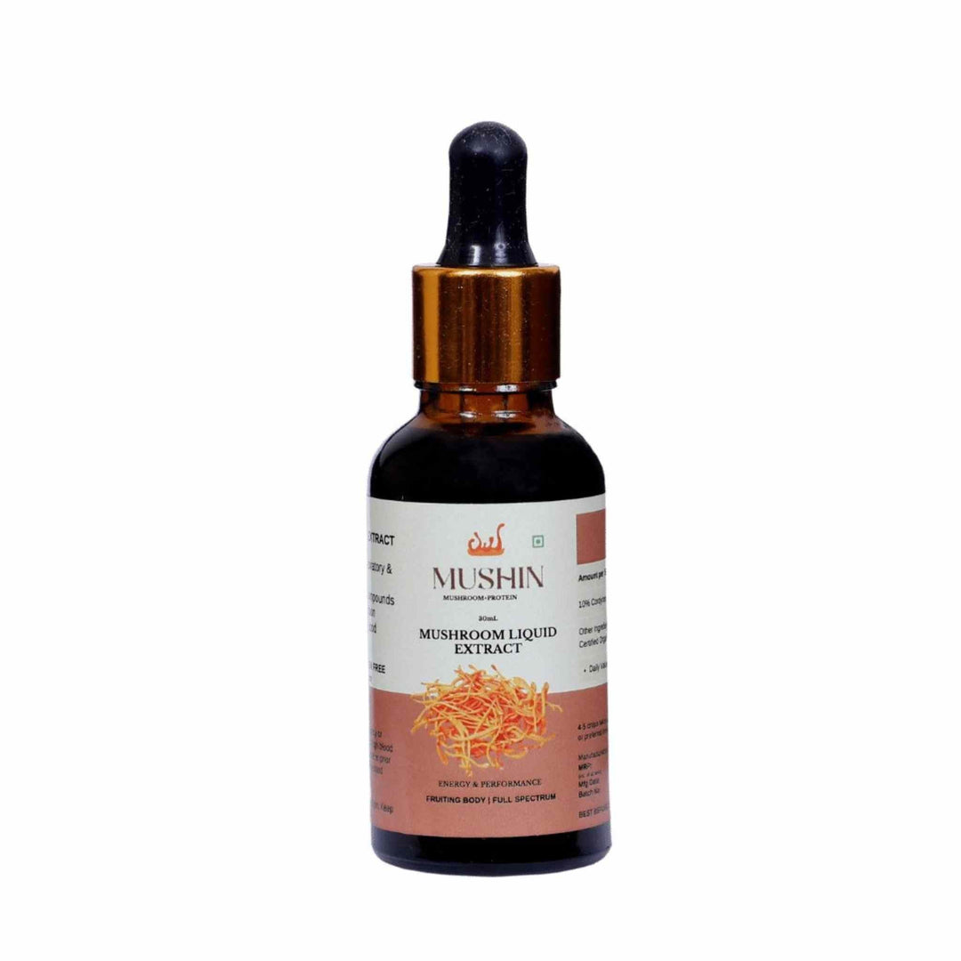 Mushin - Cordyceps Militaris Extract Liquid - Improve Energy, Stamina and Endurancemushroom extractMushin - Cordyceps Militaris Extract Liquid - Improve Energy | CBD Store