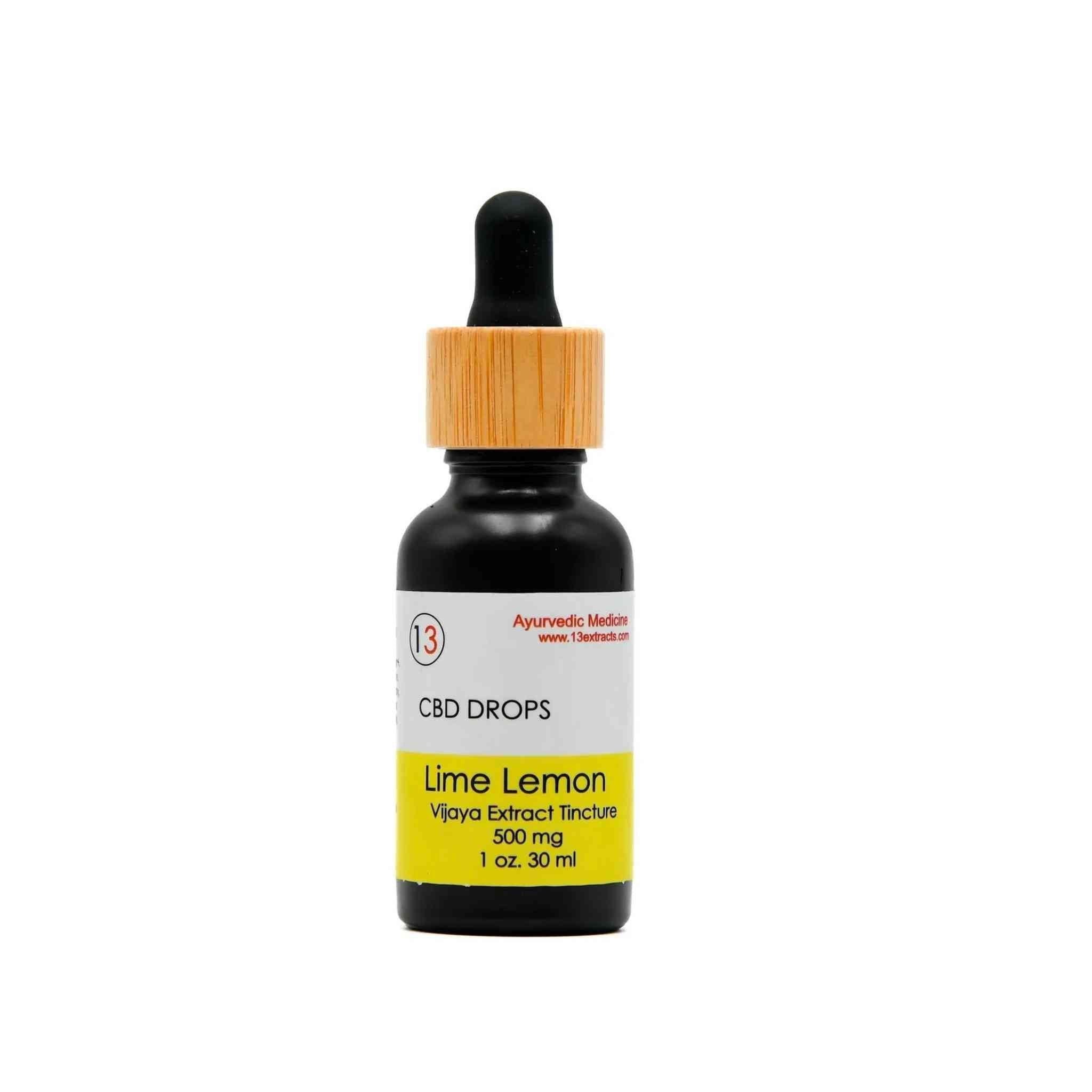 CBD  Oil Tincture - Lime Lemon (30 ml)-13 Extracts.