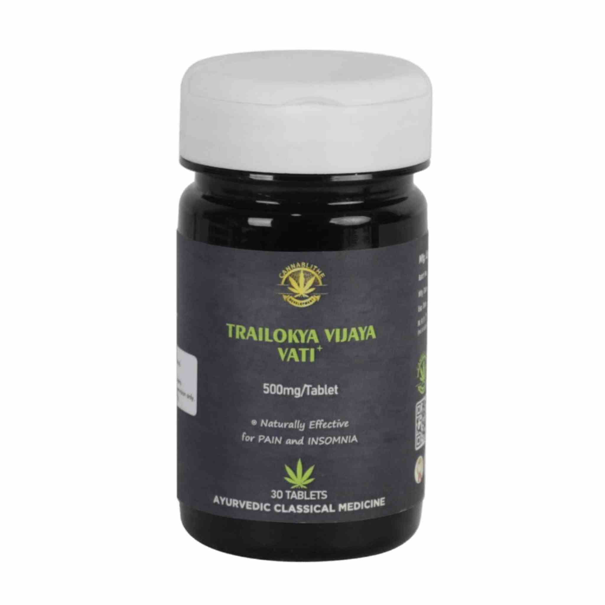 CannaBlithe Trailokya Vijaya Vati 500mg - CBD Store India