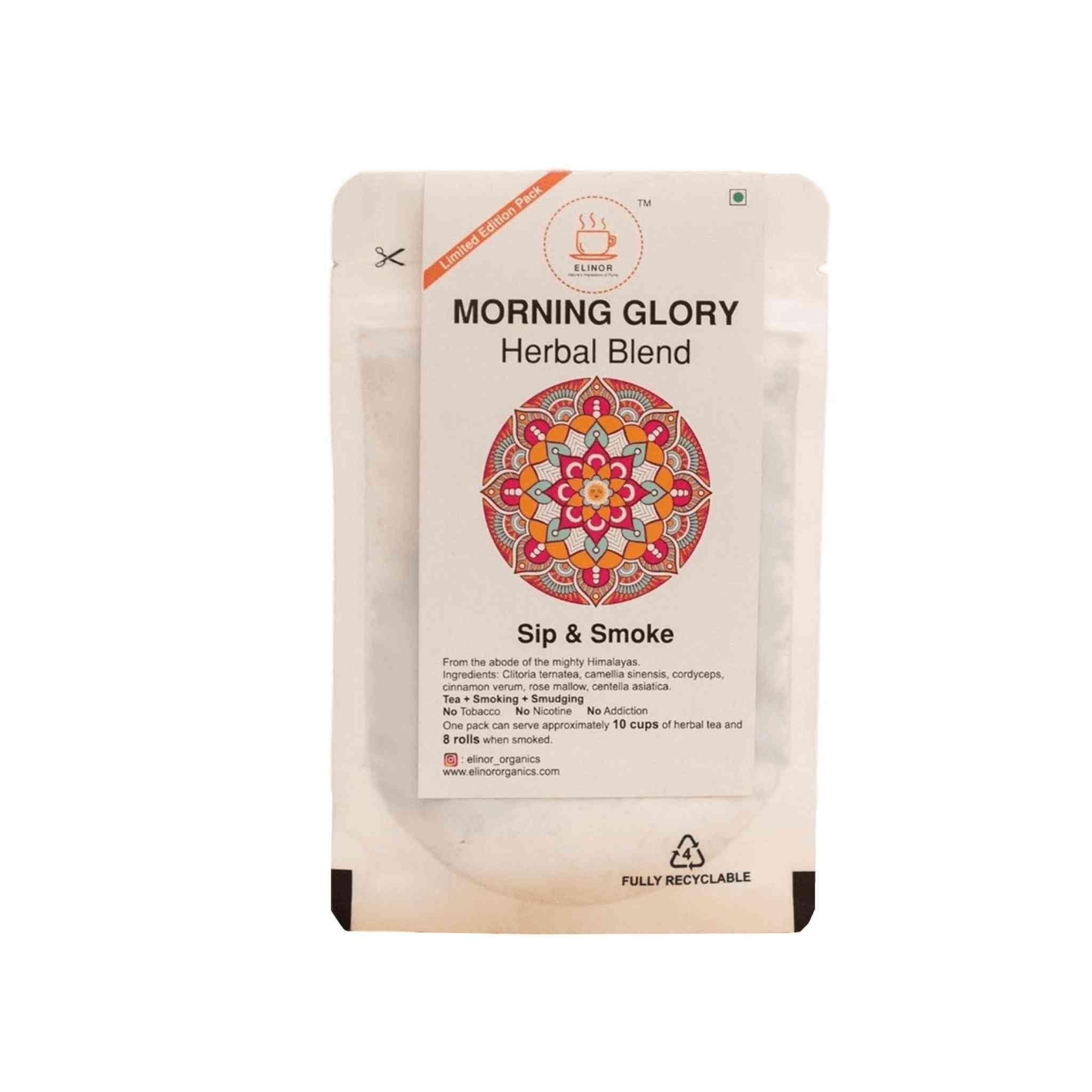 Elinor Organics | Morning Glory | Herbal Smoking Blend.
